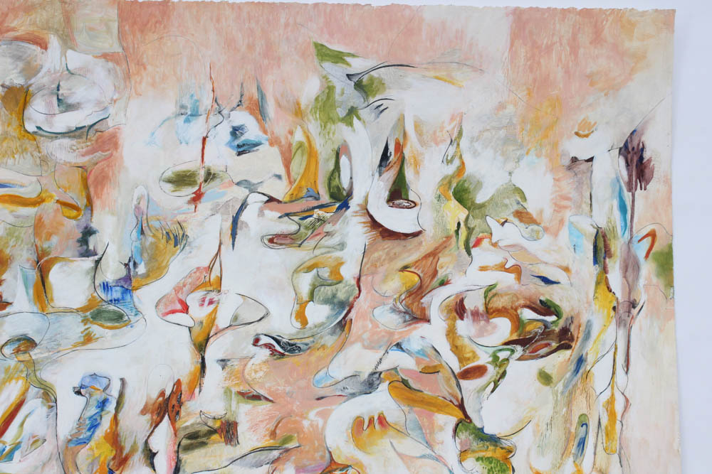 Donald Roberts 1998 Mixed Media Paintings on Paper Featuring "Island Project"