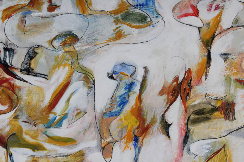 Donald Roberts 1998 Mixed Media Paintings on Paper Featuring "Island Project"