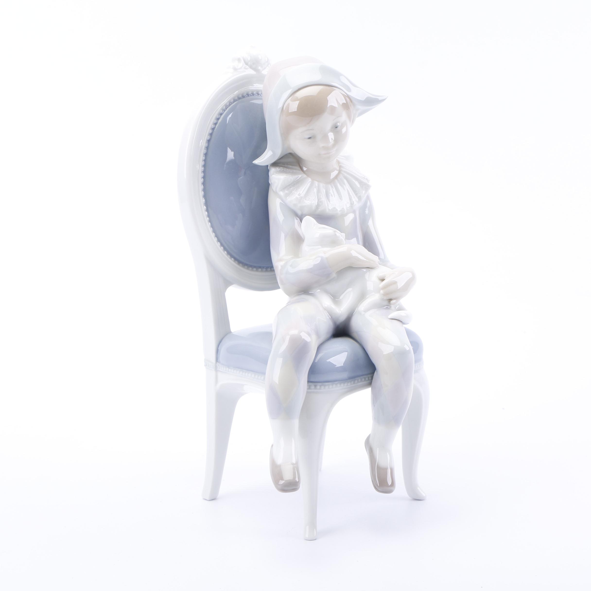 Lladro "Little Harlequin" Porcelain Figurine
