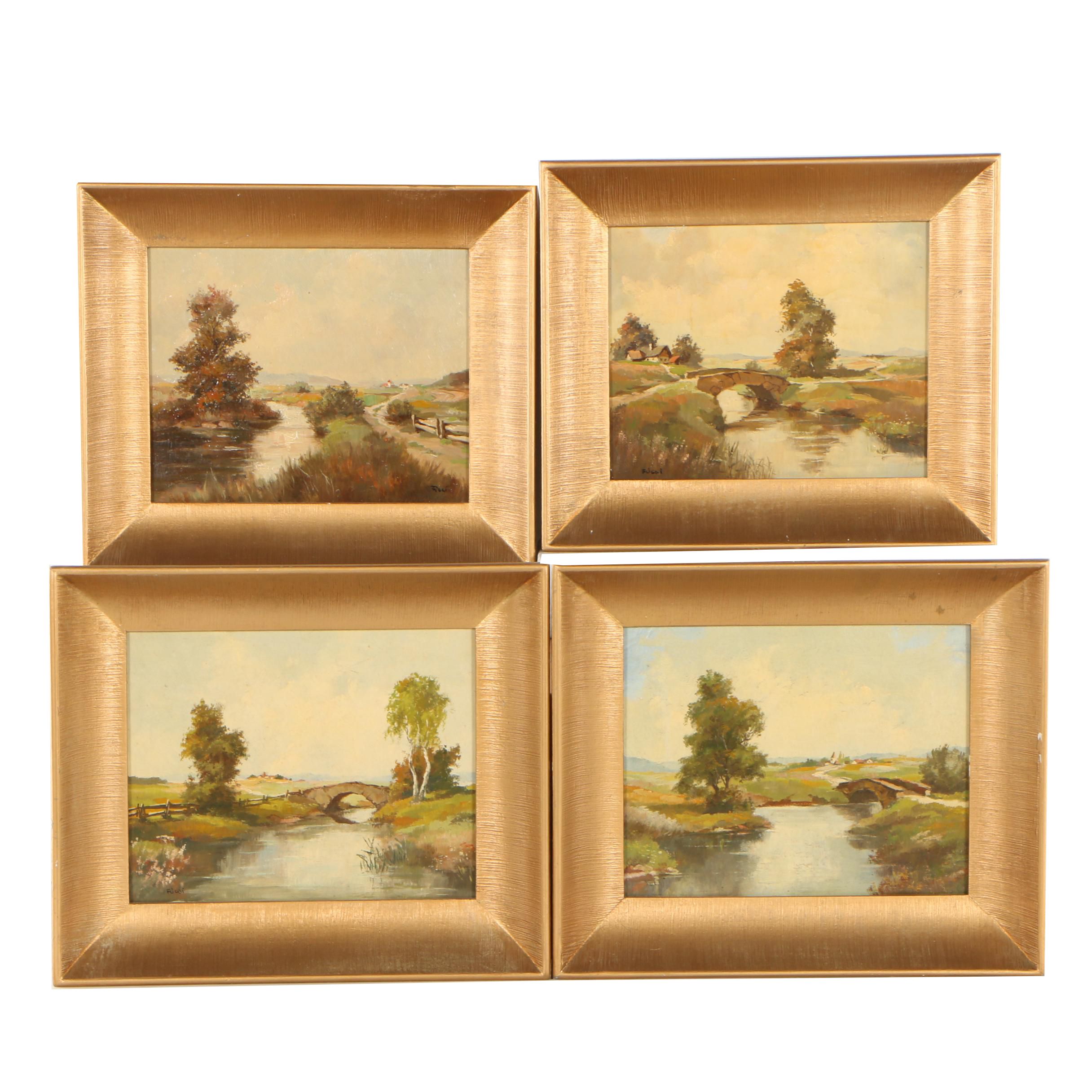 Fuggi Landscape Oil Paintings