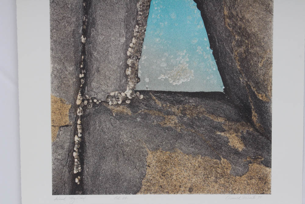 Donald Roberts Serigraph Prints "The Island Night Sky..." and "Island Sky..."