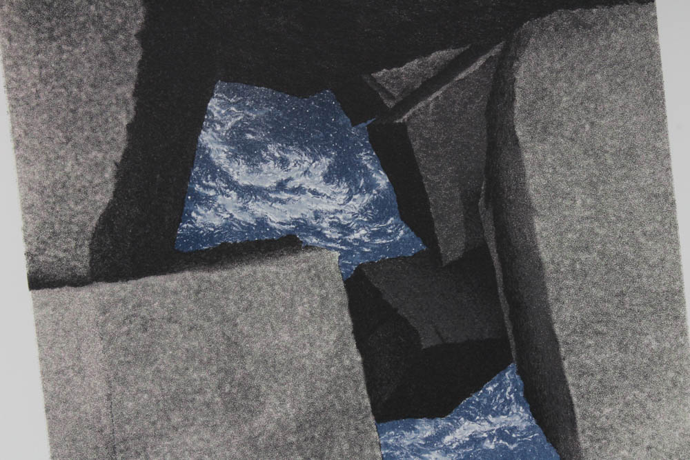 Donald Roberts Serigraph Prints "The Island Night Sky..." and "Island Sky..."