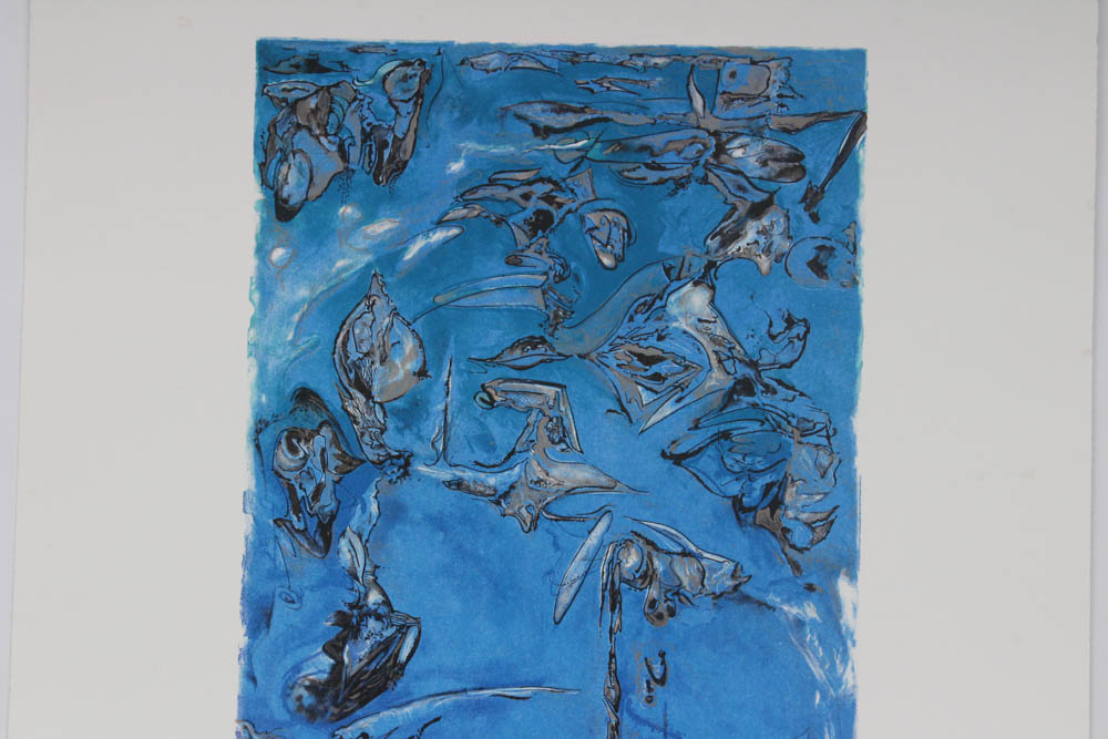 Donald Roberts Early 1990s Serigraph Prints on Paper "Mountain Meadow Project"