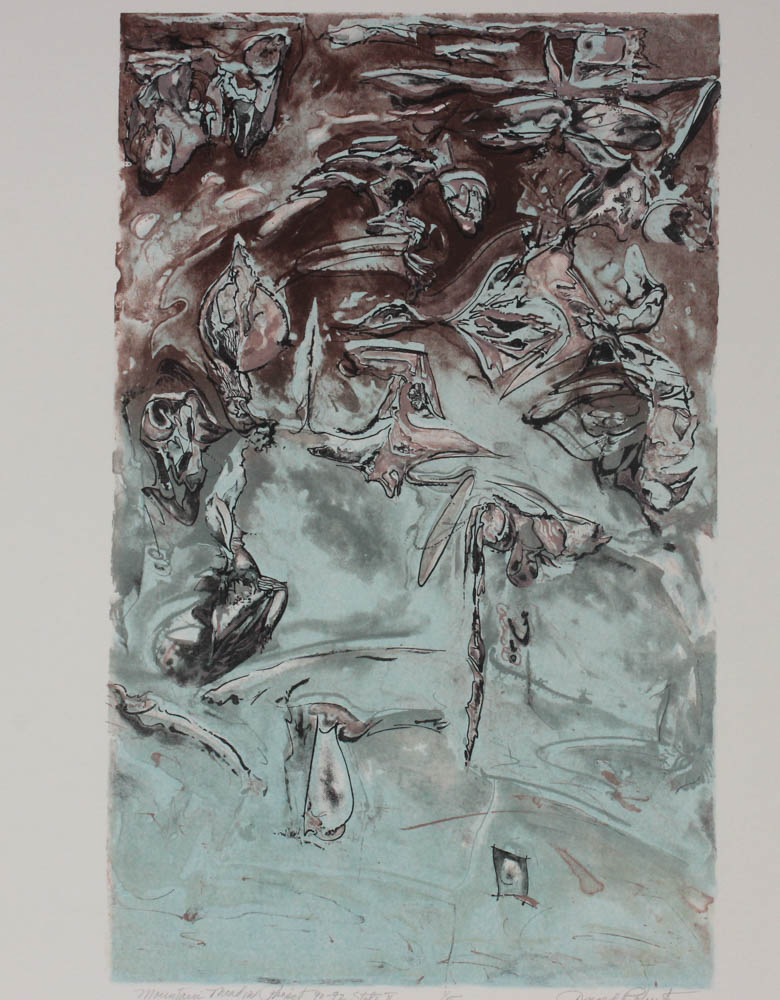 Donald Roberts Early 1990s Serigraph Prints on Paper "Mountain Meadow Project"