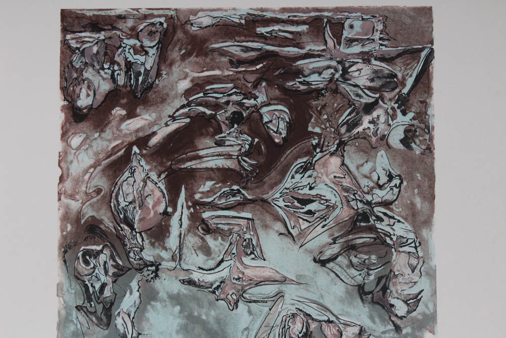 Donald Roberts Early 1990s Serigraph Prints on Paper "Mountain Meadow Project"