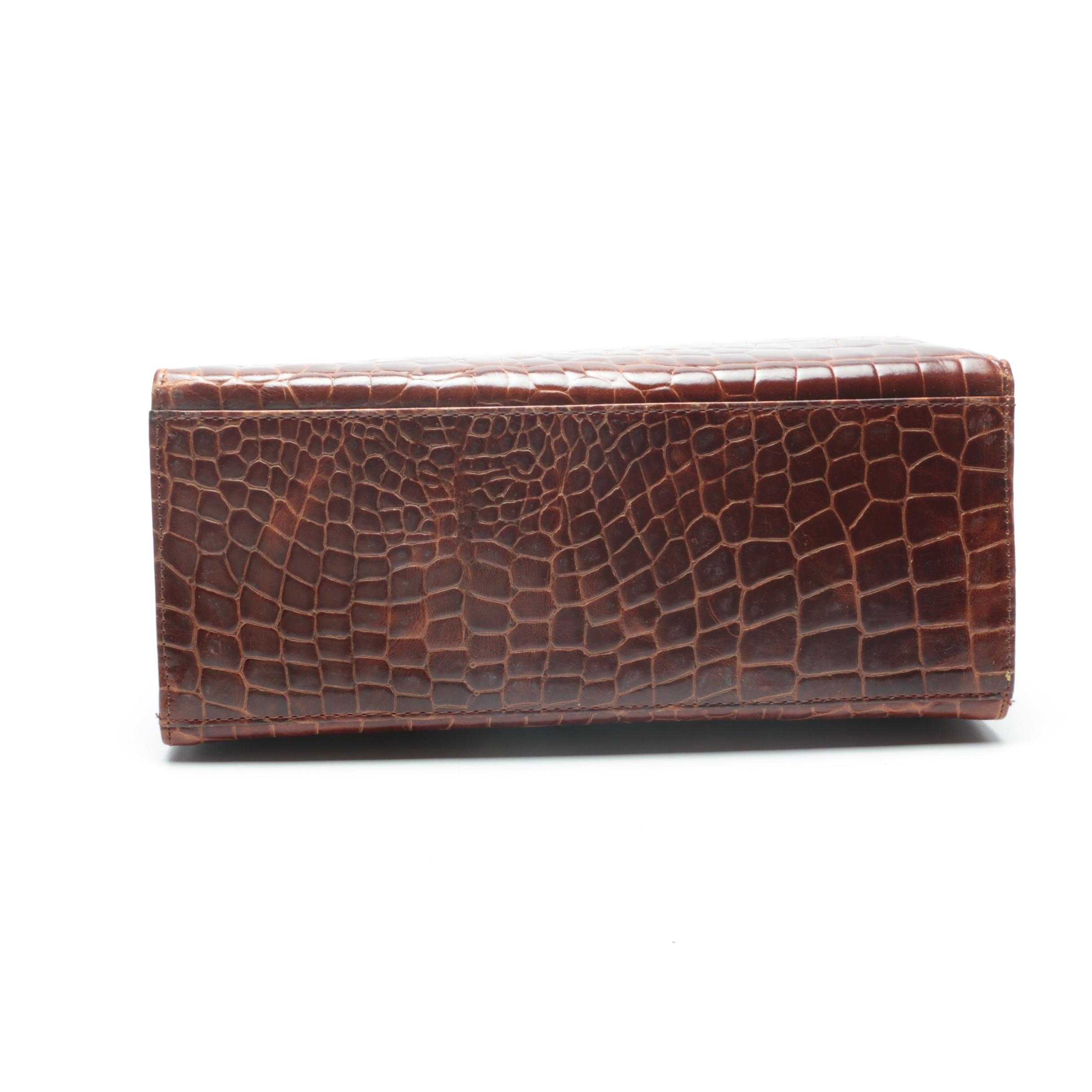 Laurel Burch Clutch, Talbots Satchel and Texier Handbag with Matching Wallet