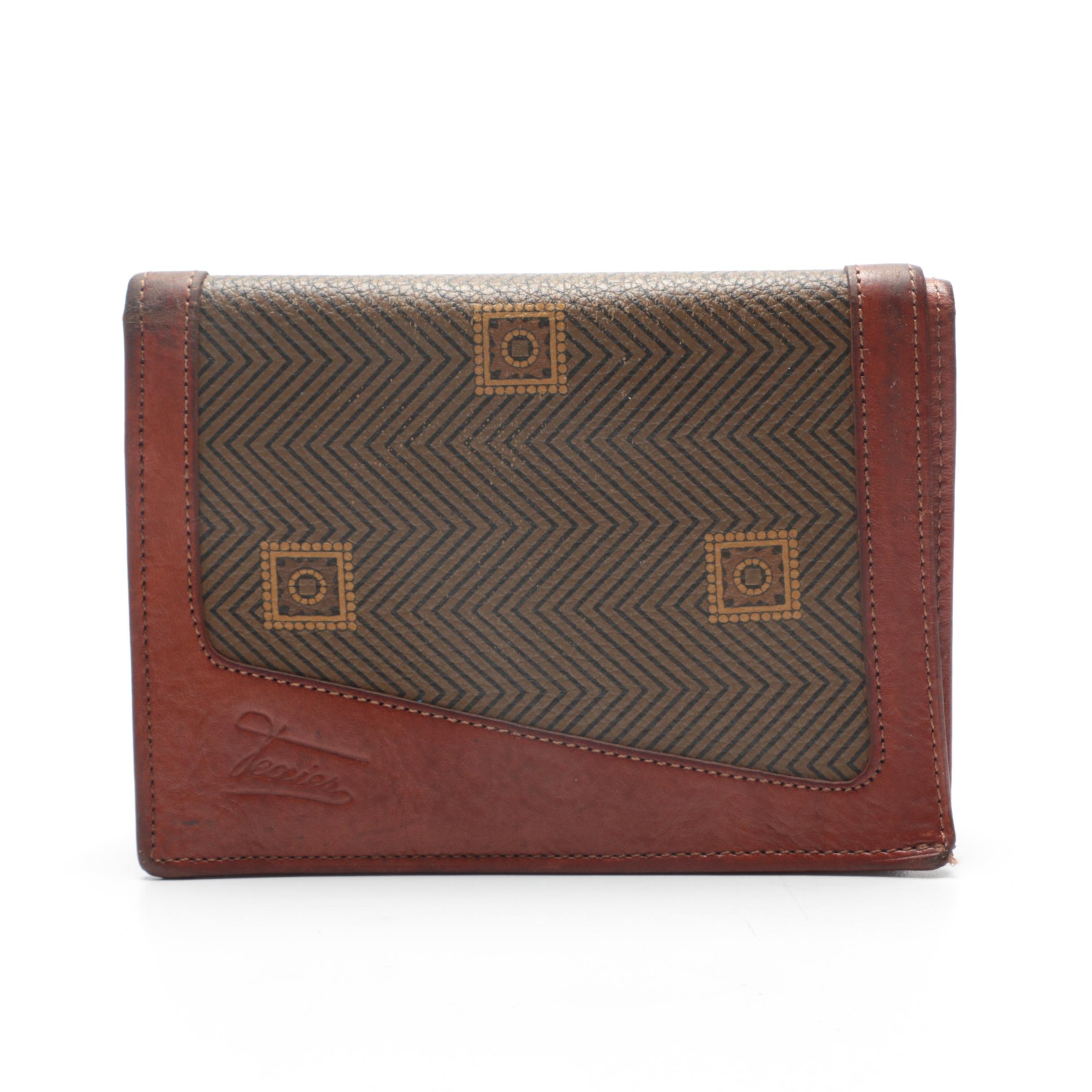 Laurel Burch Clutch, Talbots Satchel and Texier Handbag with Matching Wallet