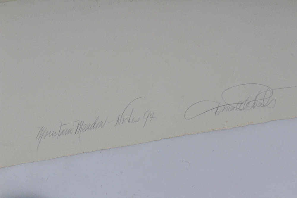 Donald Roberts 1990s Mixed Media Works on Paper