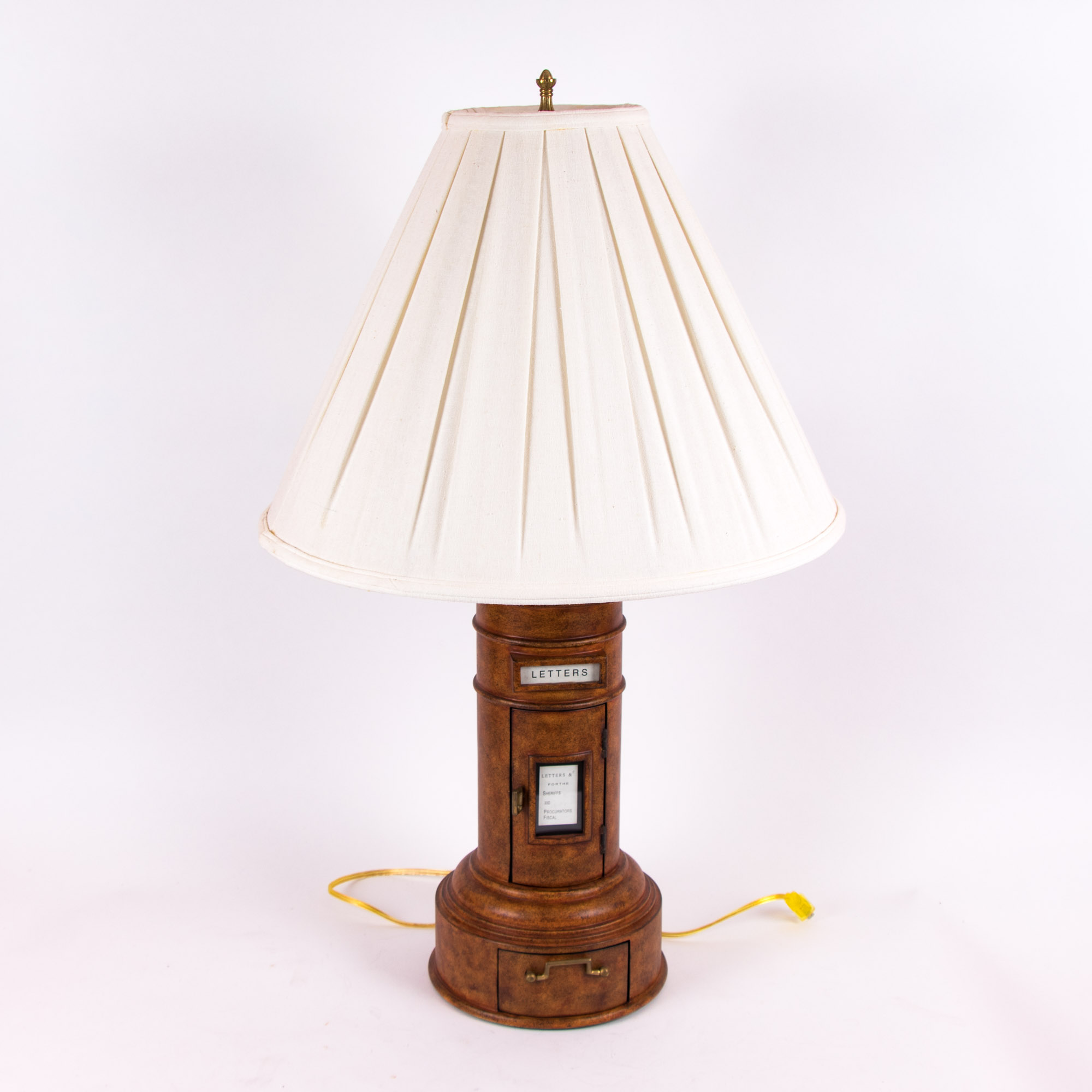 Vintage Letter Box Thematic Table Lamp