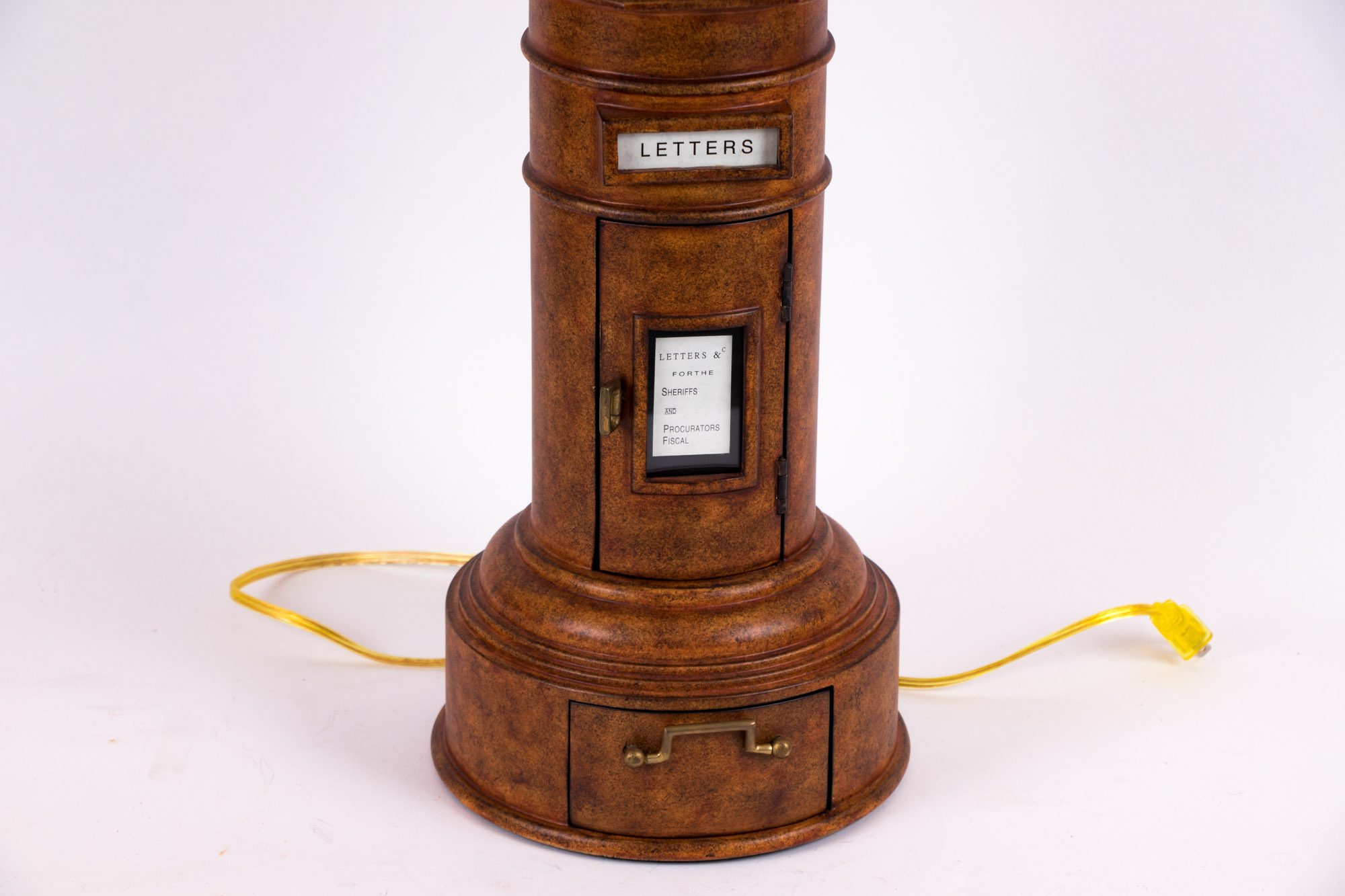 Vintage Letter Box Thematic Table Lamp