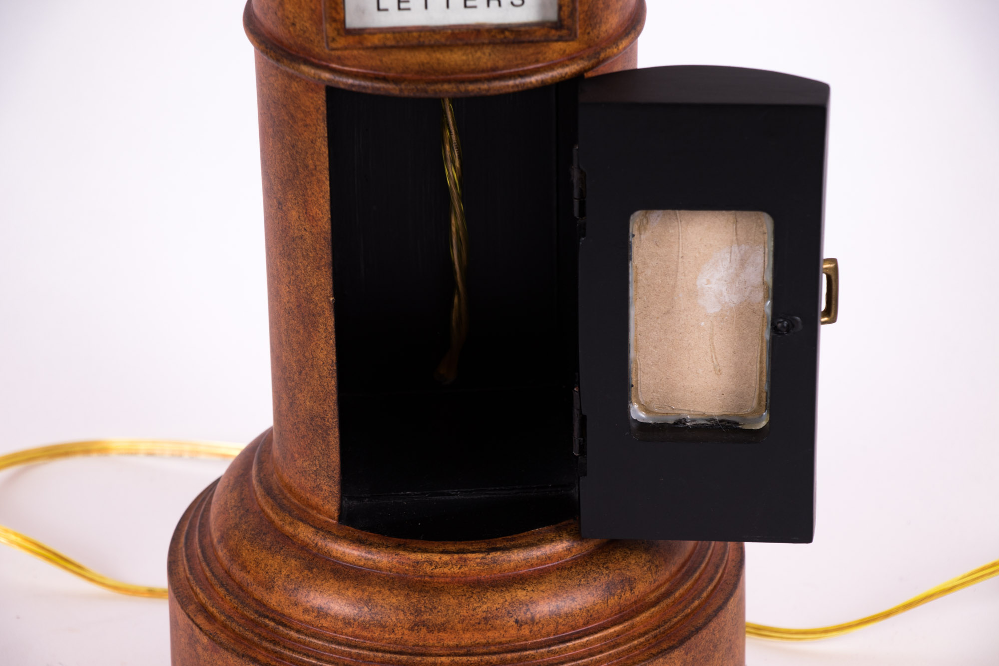 Vintage Letter Box Thematic Table Lamp