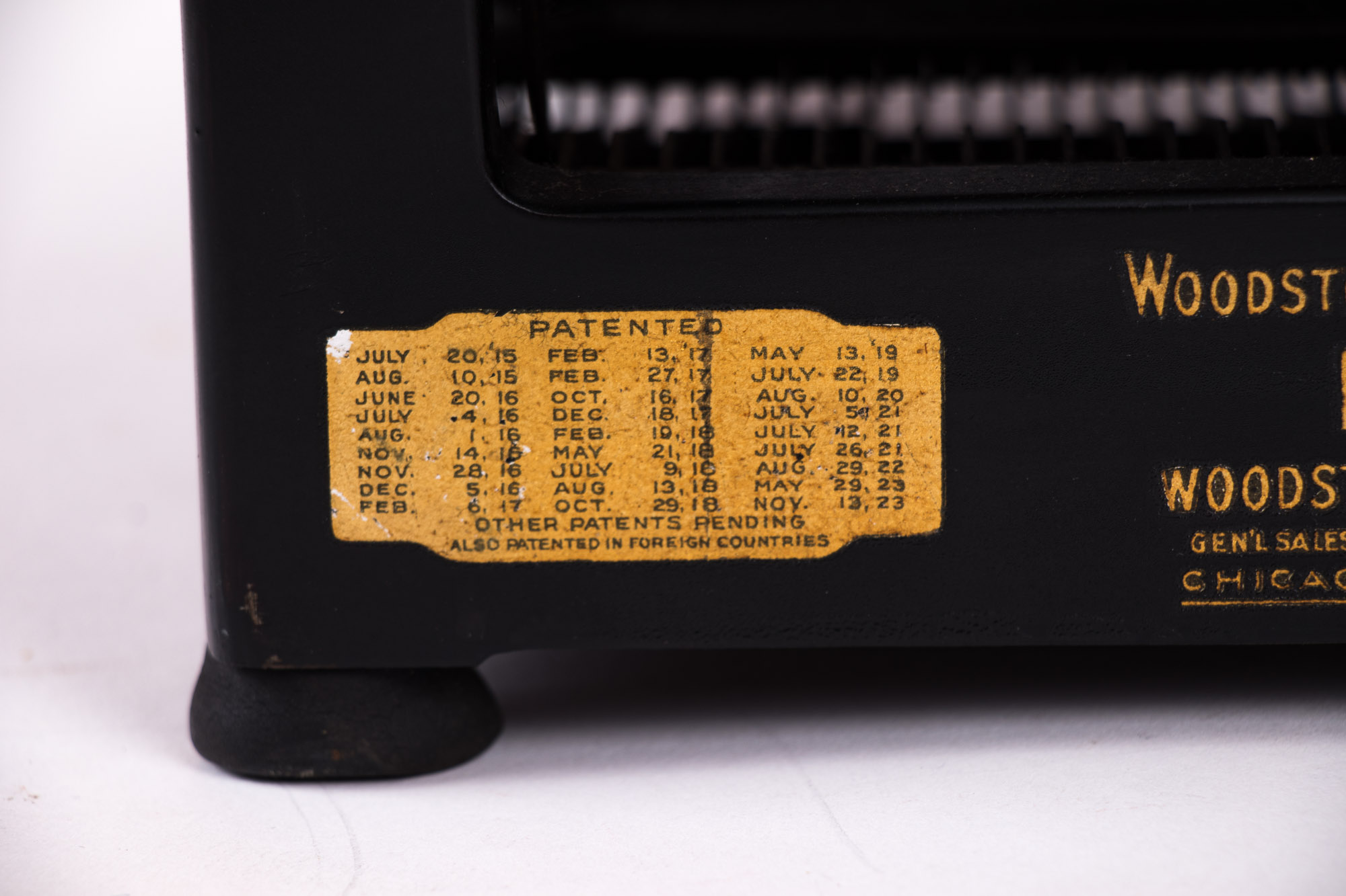 Vintage 1920s-30s Woodstock Typewriter