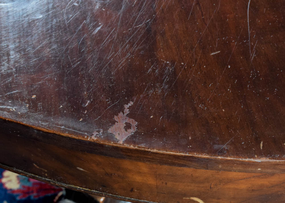 19th Century Empire Style Pedestal Dining Table