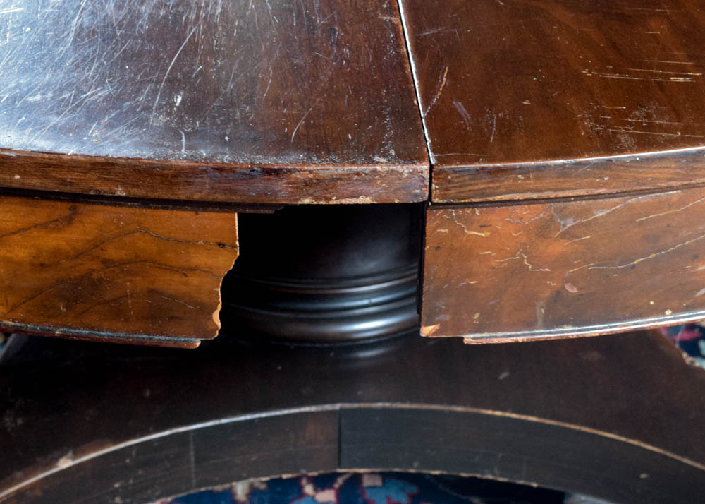 19th Century Empire Style Pedestal Dining Table