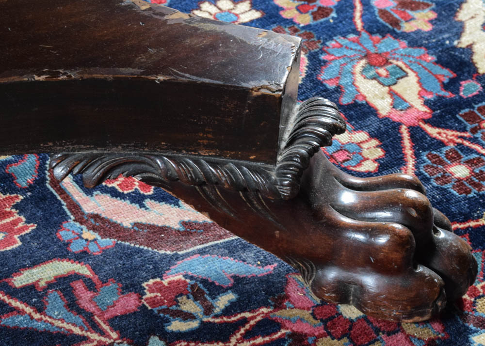 19th Century Empire Style Pedestal Dining Table