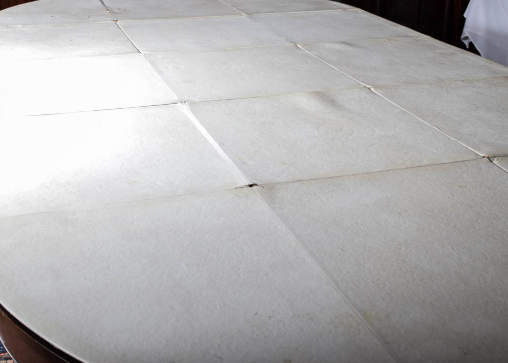 19th Century Empire Style Pedestal Dining Table