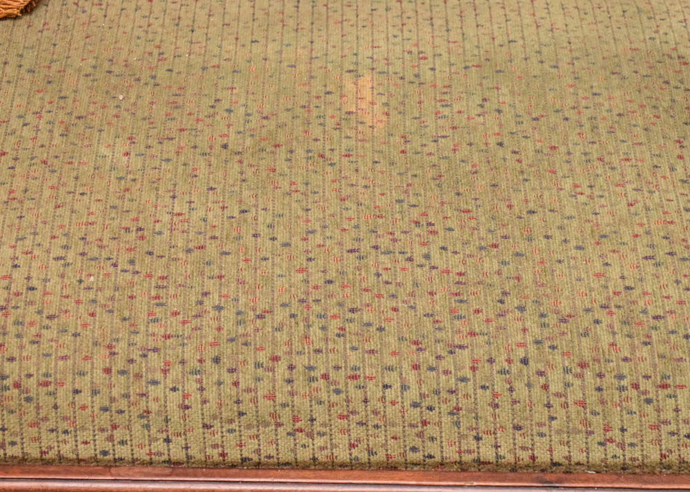 Vintage Chippendale Style Triple Back Settee