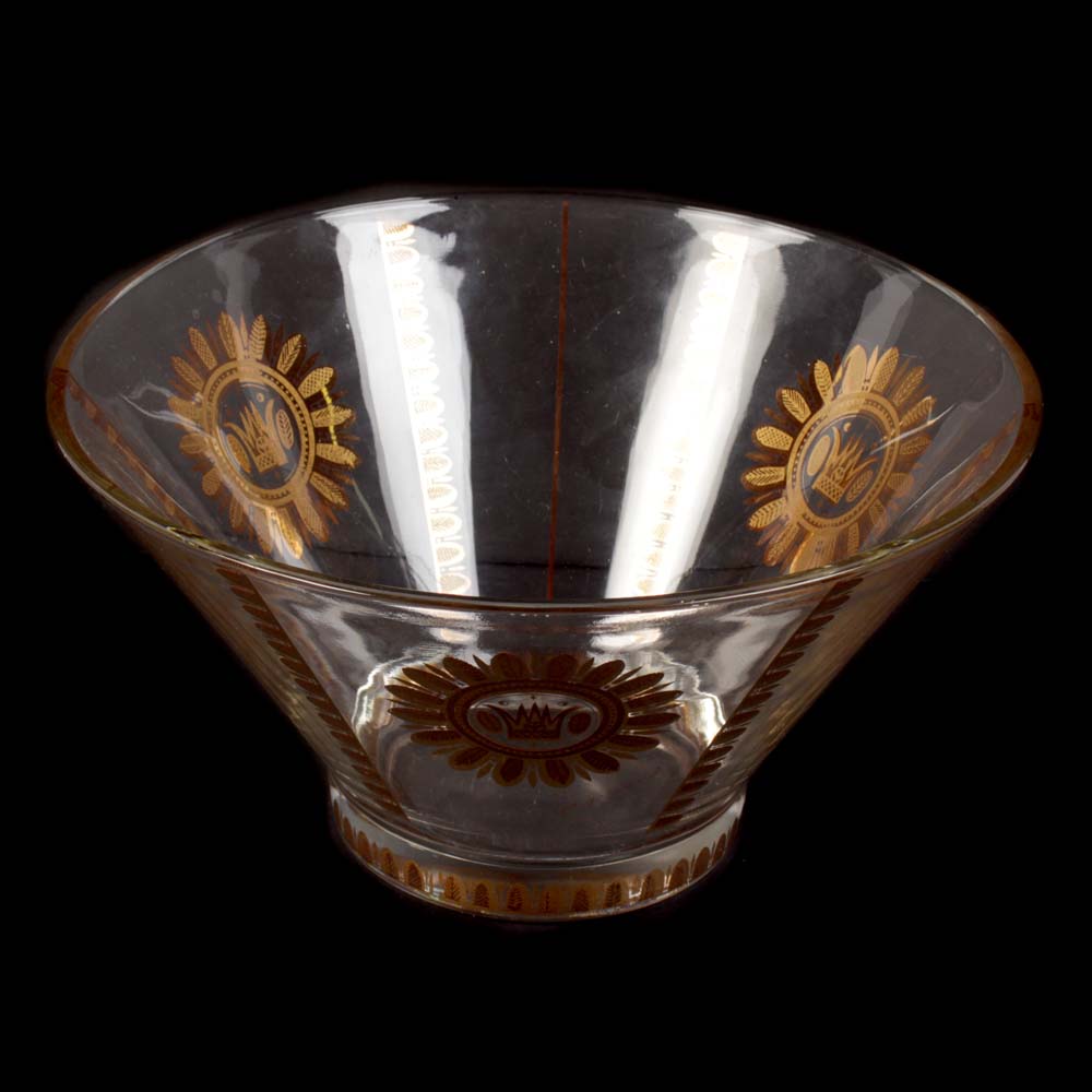 Vintage Georges Briard "Crown" Centerpiece Bowl