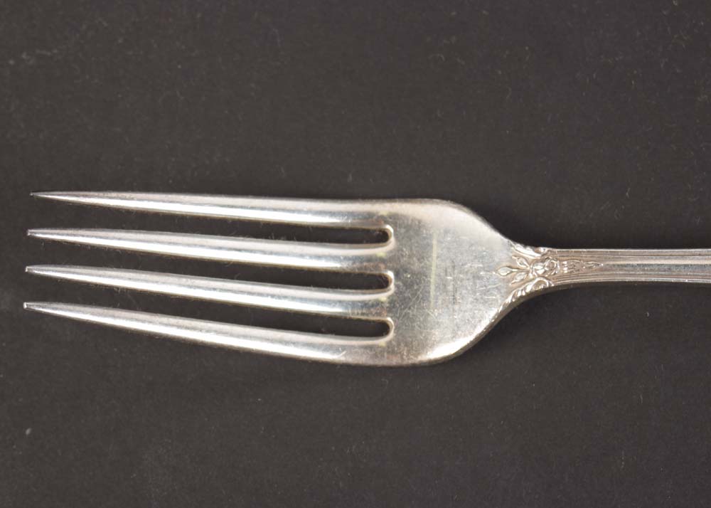 Vintage Manchester Sterling Silver "American Beauty" Pattern Flatware