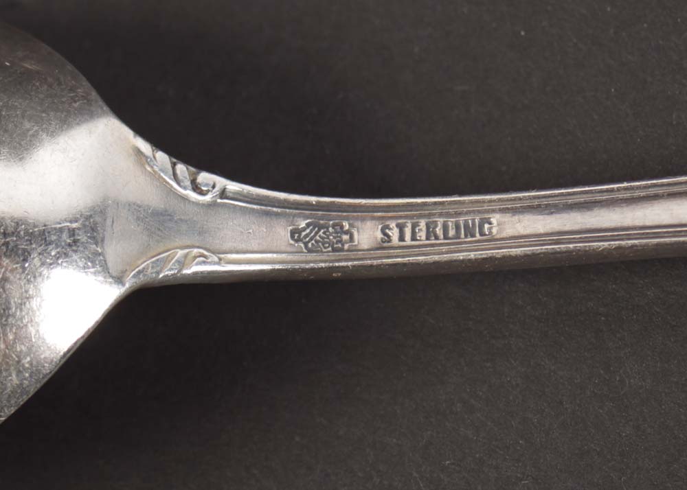 Vintage Manchester Sterling Silver "American Beauty" Pattern Flatware