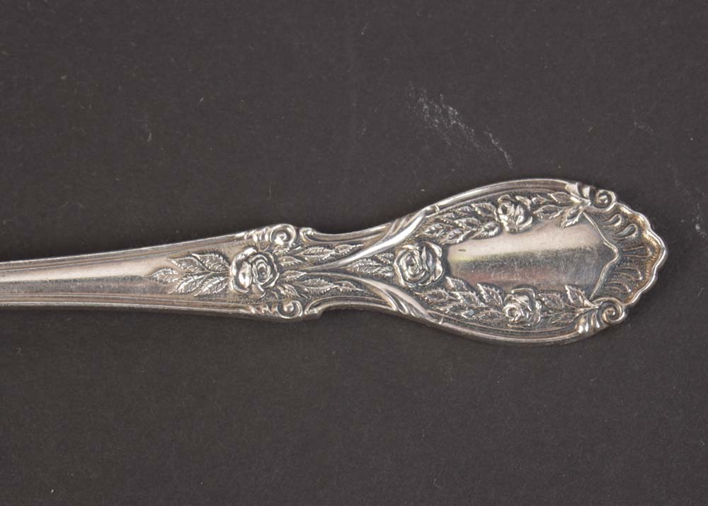 Vintage Manchester Sterling Silver "American Beauty" Pattern Flatware