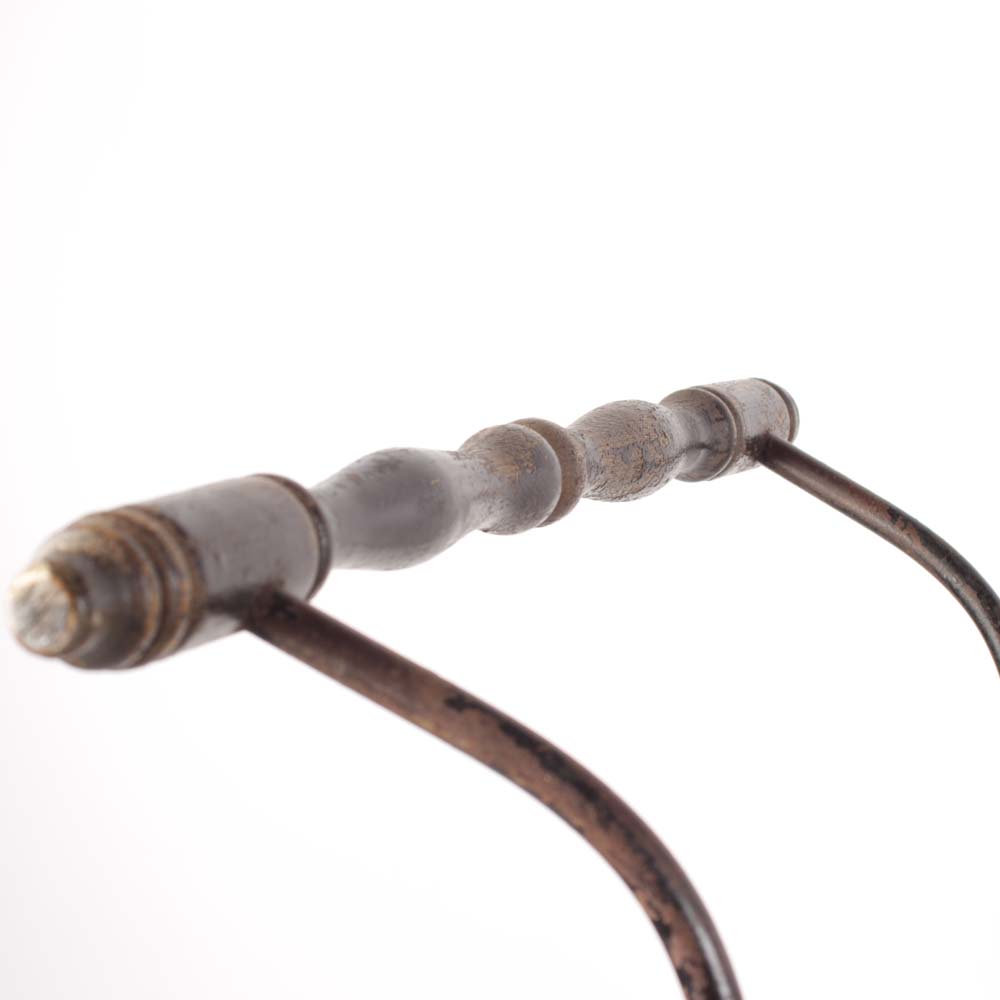 Vintage Woven Wicker Doll Pram