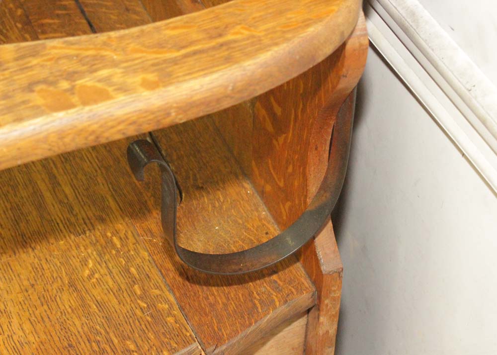 Victorian Oak Hall Tree