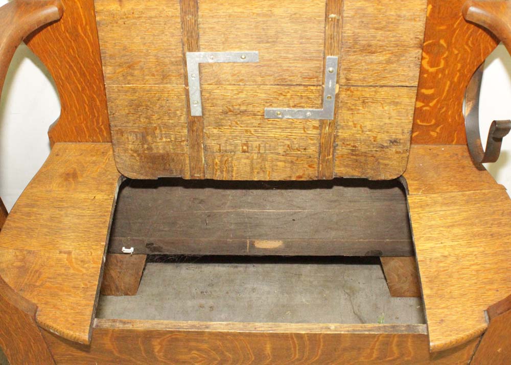 Victorian Oak Hall Tree