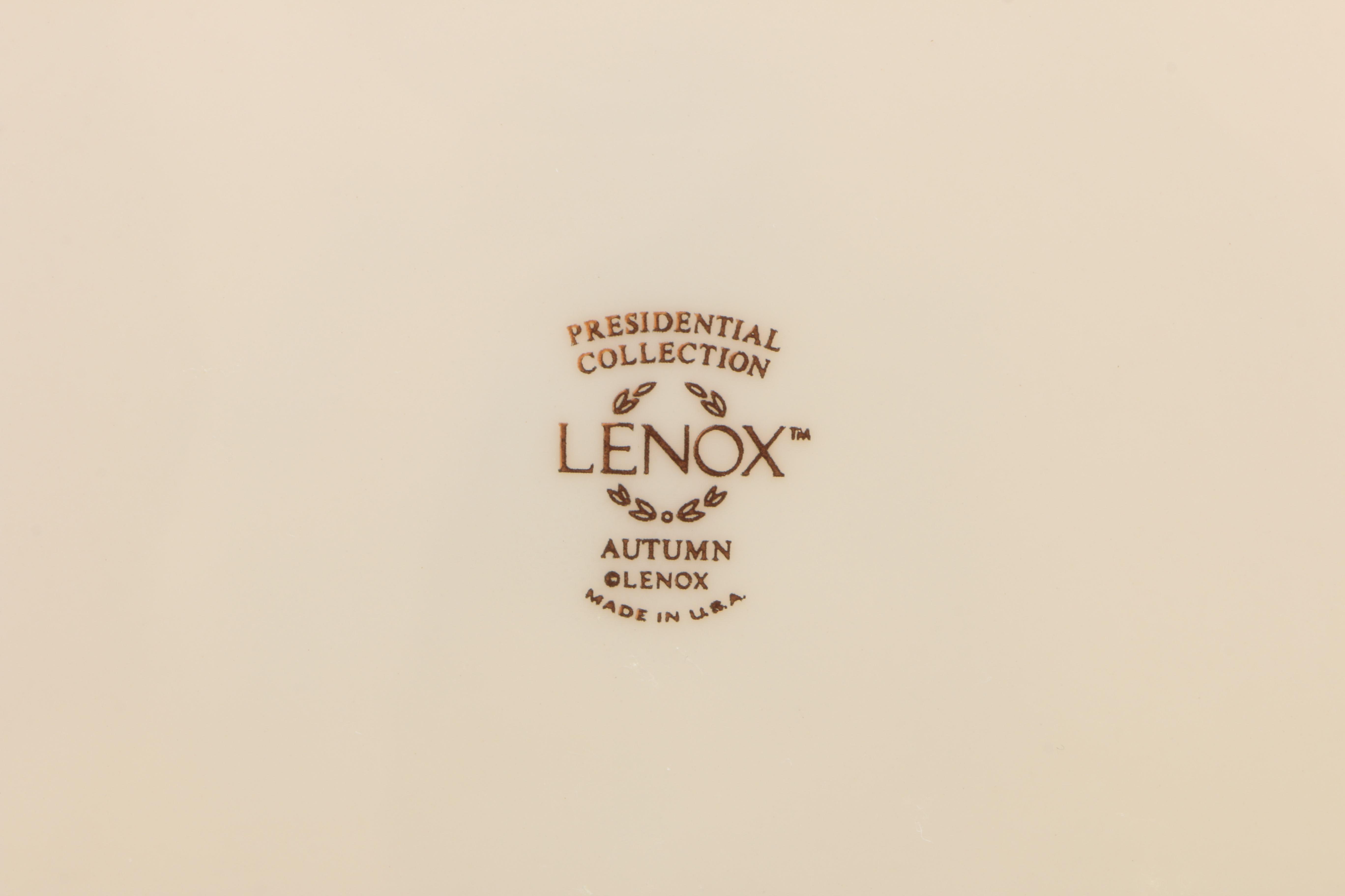 Lenox "Autumn" Porcelain Dinnerware