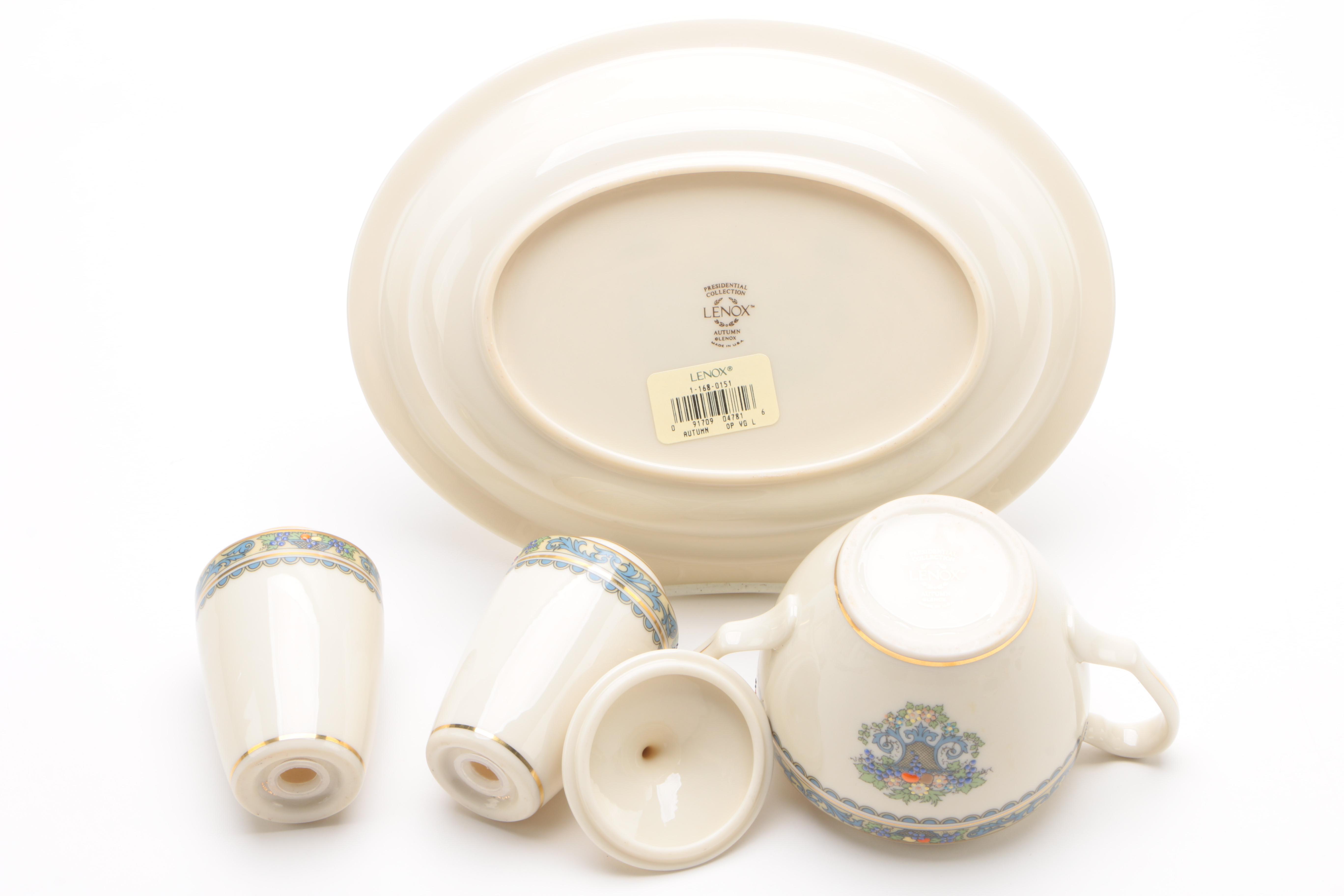 Lenox "Autumn" Porcelain Dinnerware