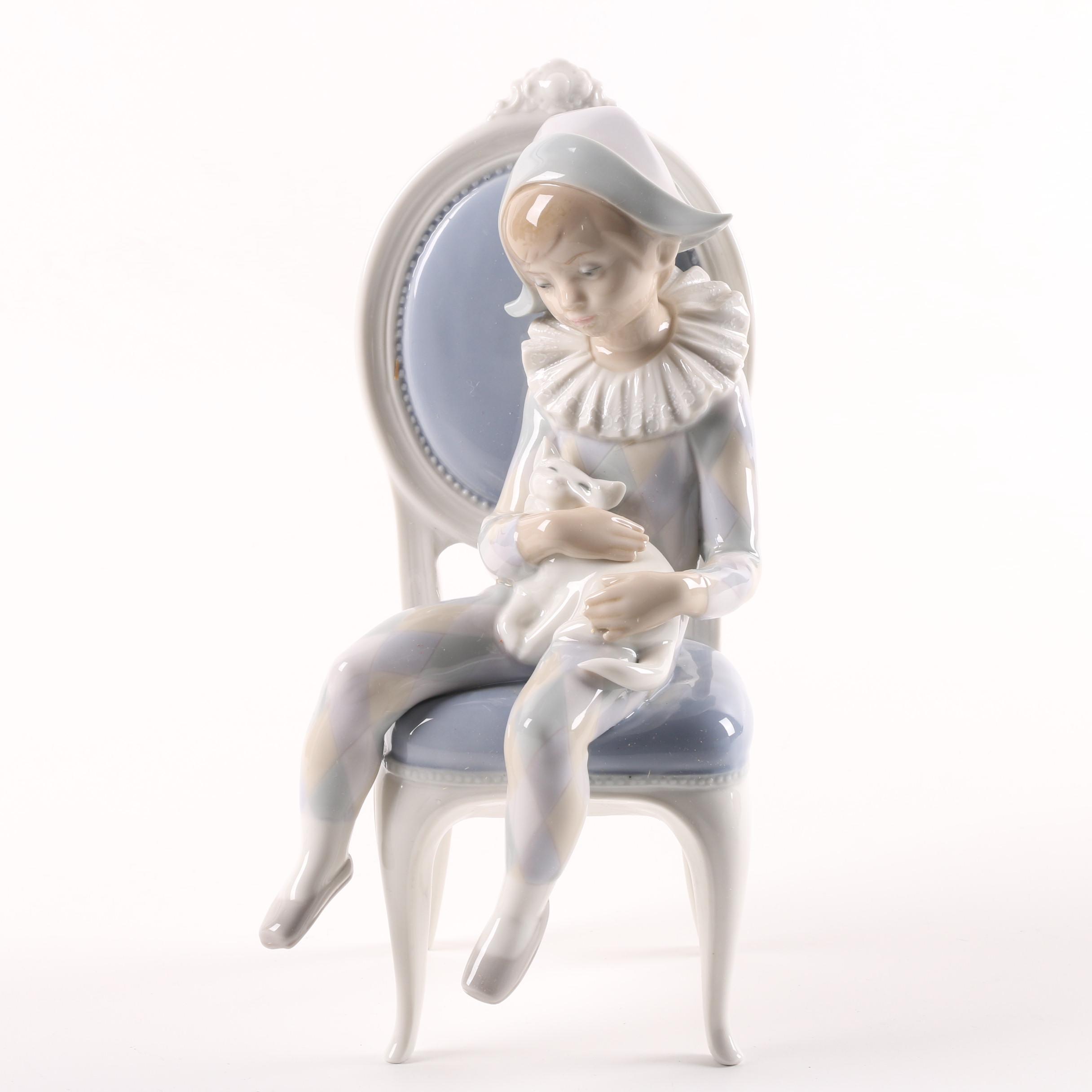 Lladró "Little Harlequin" Porcelain Figurine