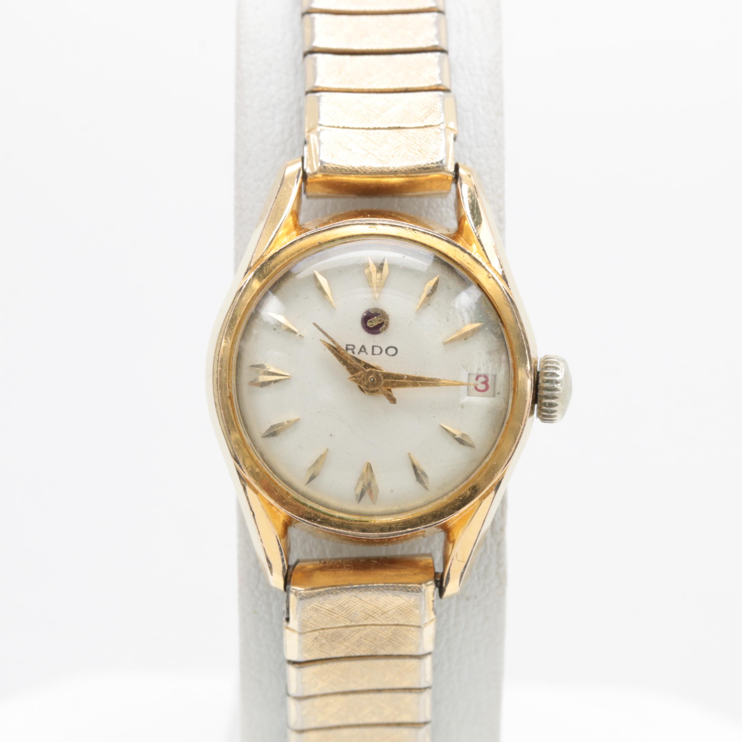 Rado Gold Tone Stainless Steel Expansion Watch