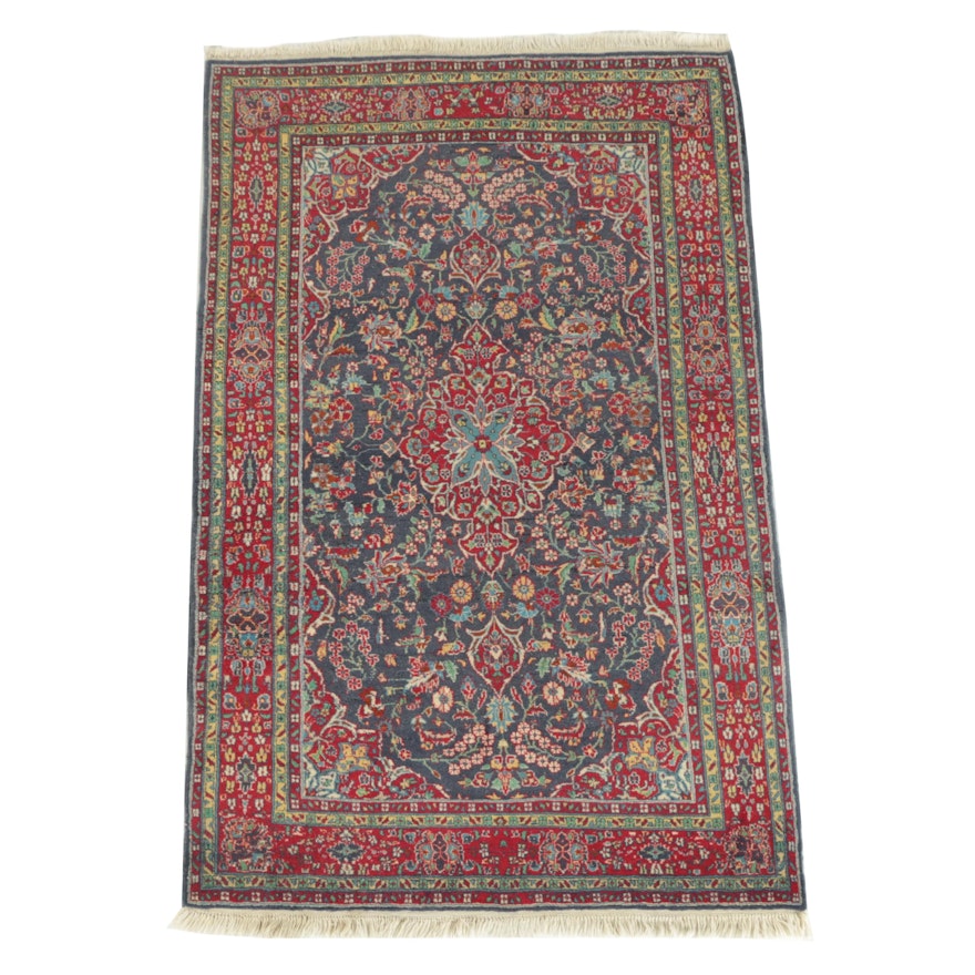 Hand Knotted Indo-Persian Wool Area Rug