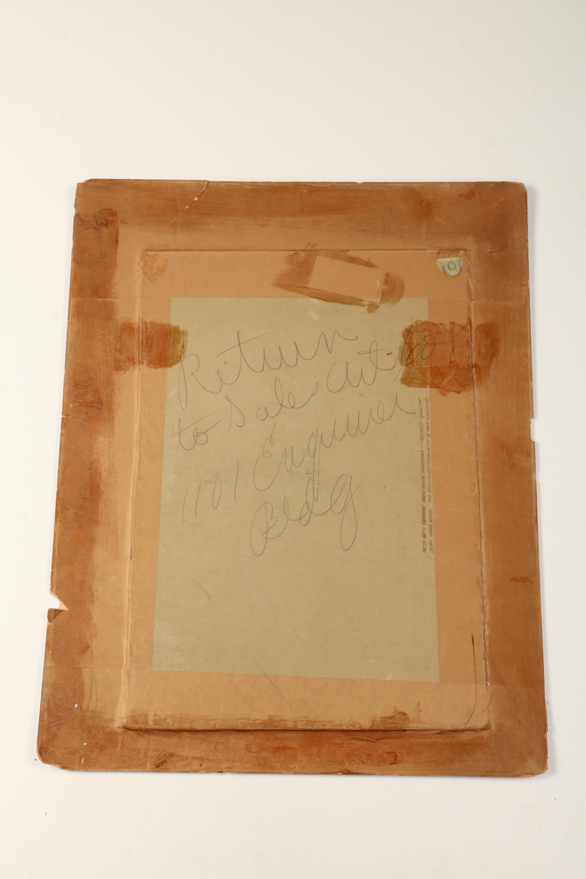 Ink and Watercolor Illustration "The Good Old Days"