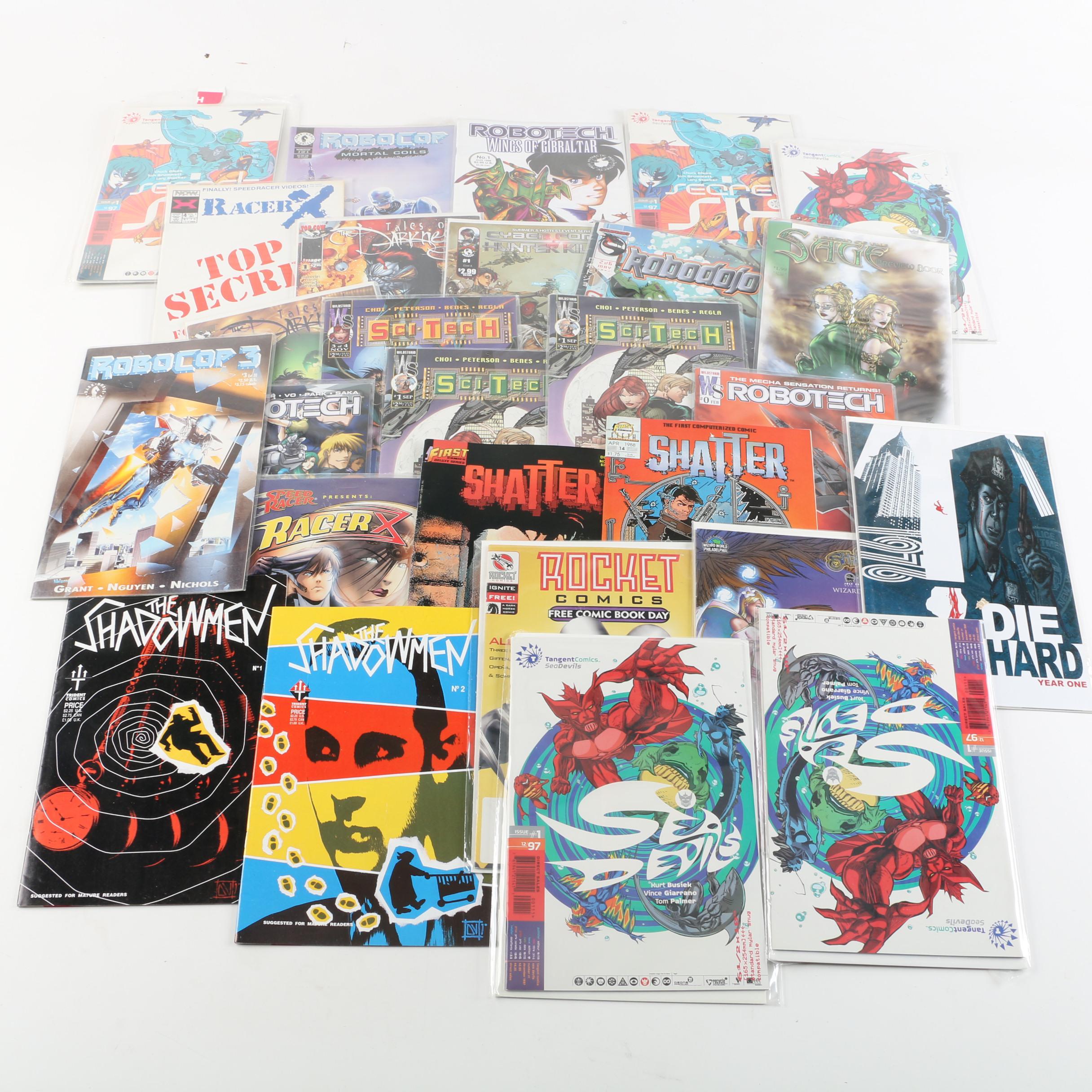 "The Shadowmen", "Scitech" and Other Independently Published Comic Books