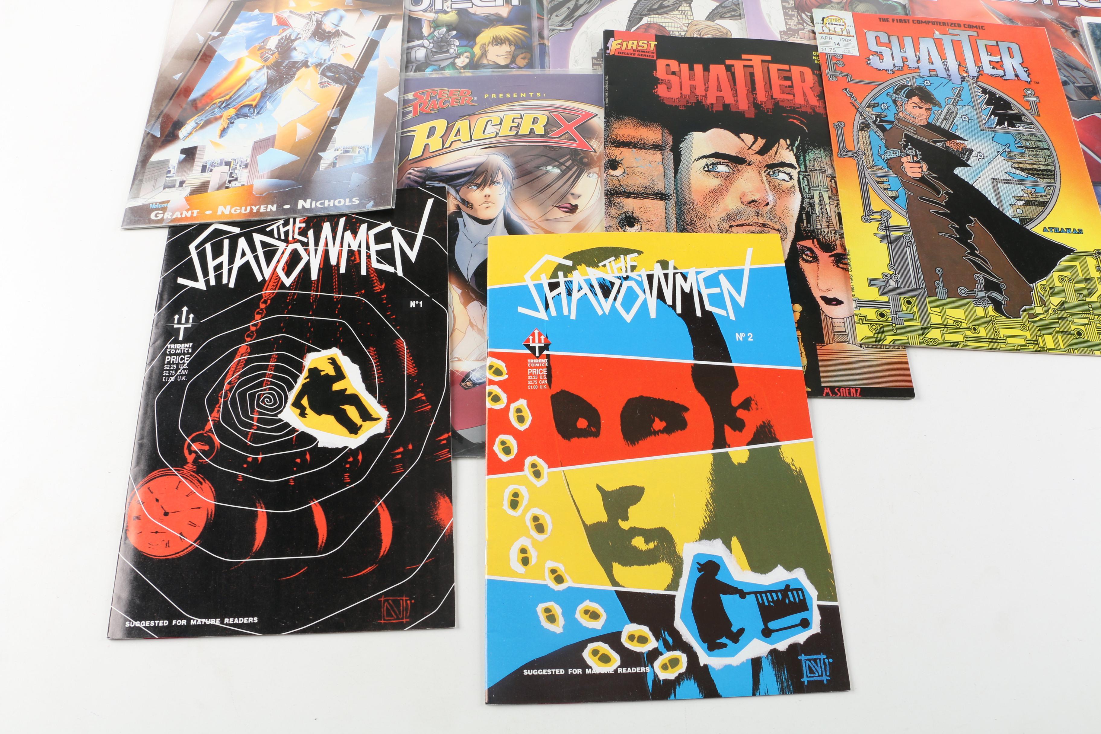 "The Shadowmen", "Scitech" and Other Independently Published Comic Books