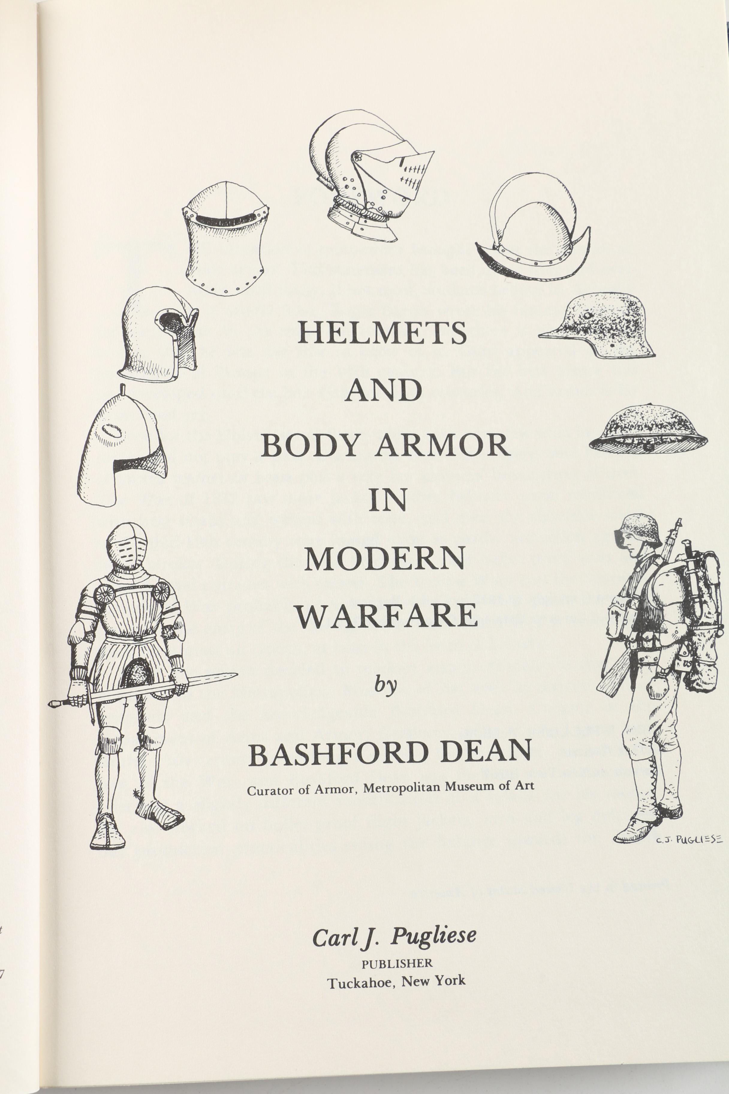 Twelve Copies of "Helmets and Body Armor in Modern Warfare" by Bashford Dean
