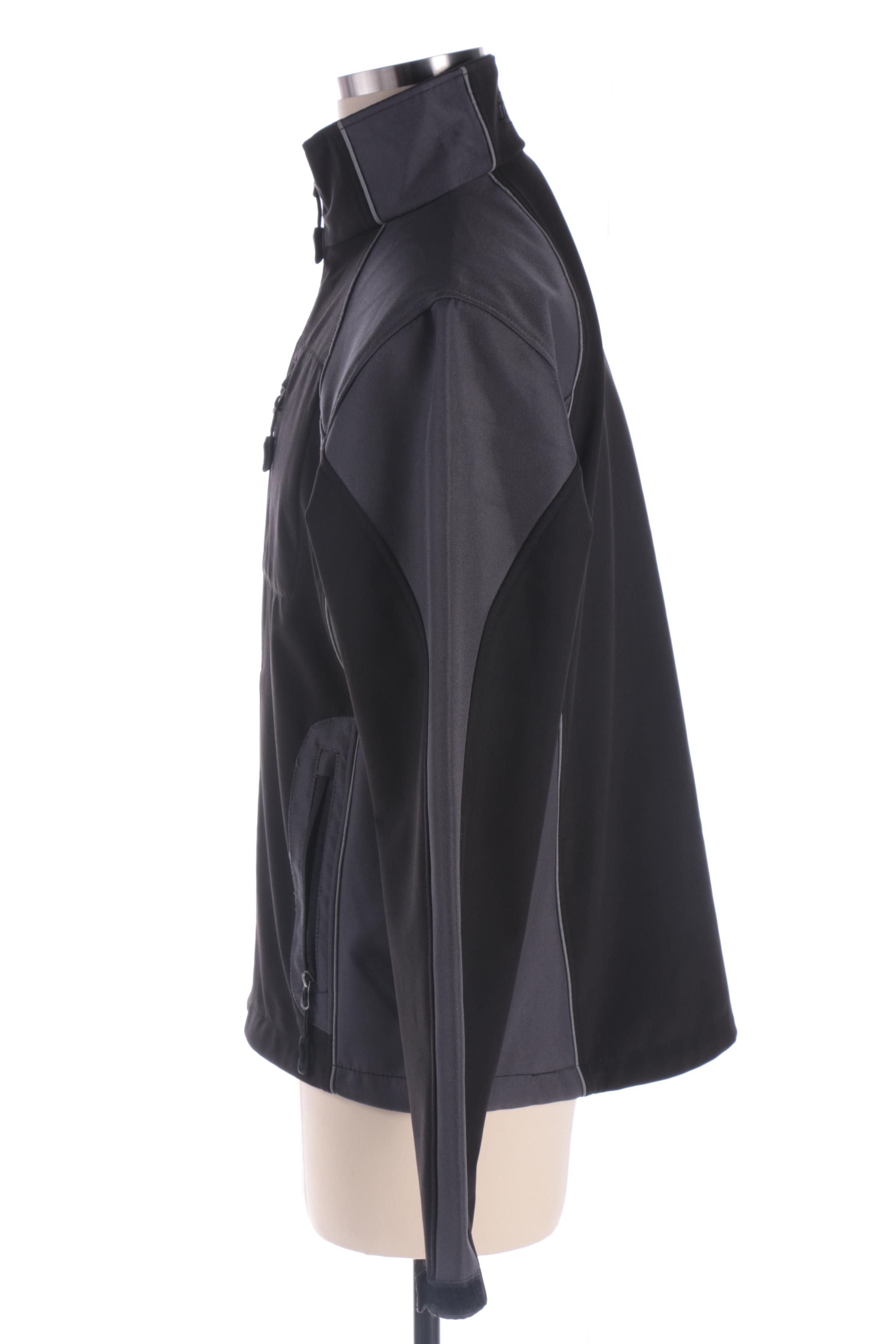 Men's Patagonia Blue Puffer and Dutch Harbor Gear Black and Grey Jackets