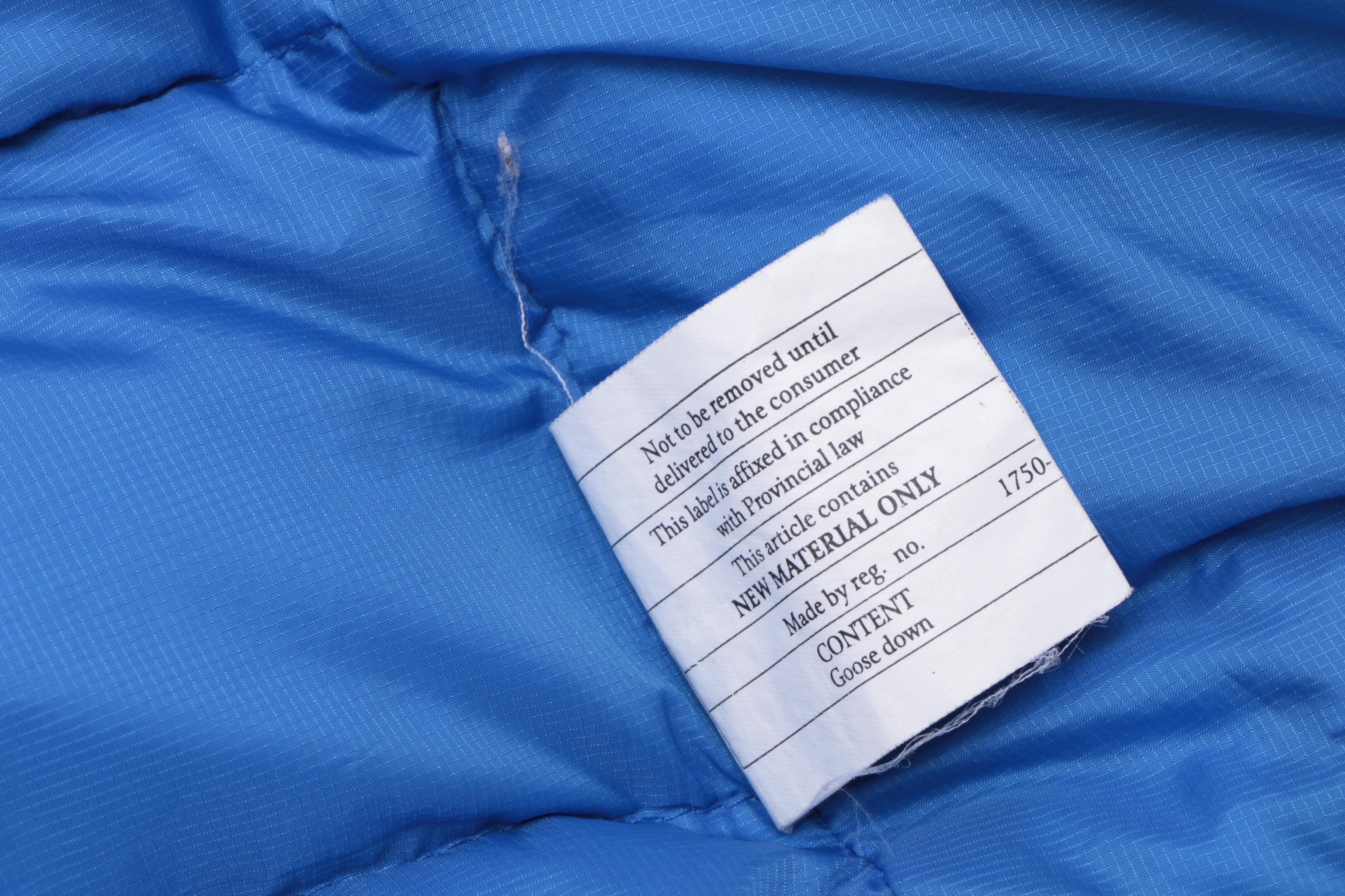 Men's Patagonia Blue Puffer and Dutch Harbor Gear Black and Grey Jackets