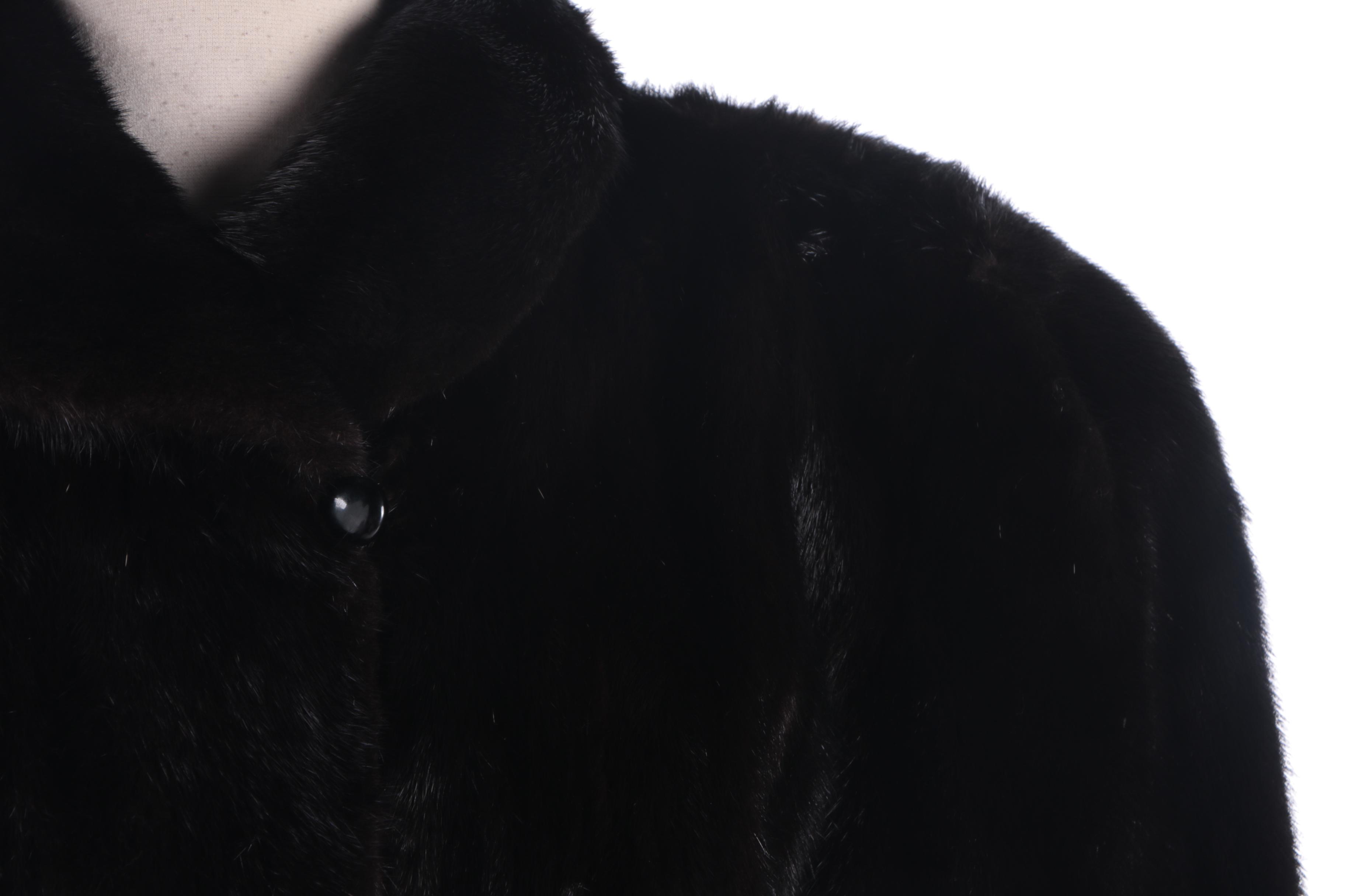 Women's Gartenhaus Black Mink Fur Coat