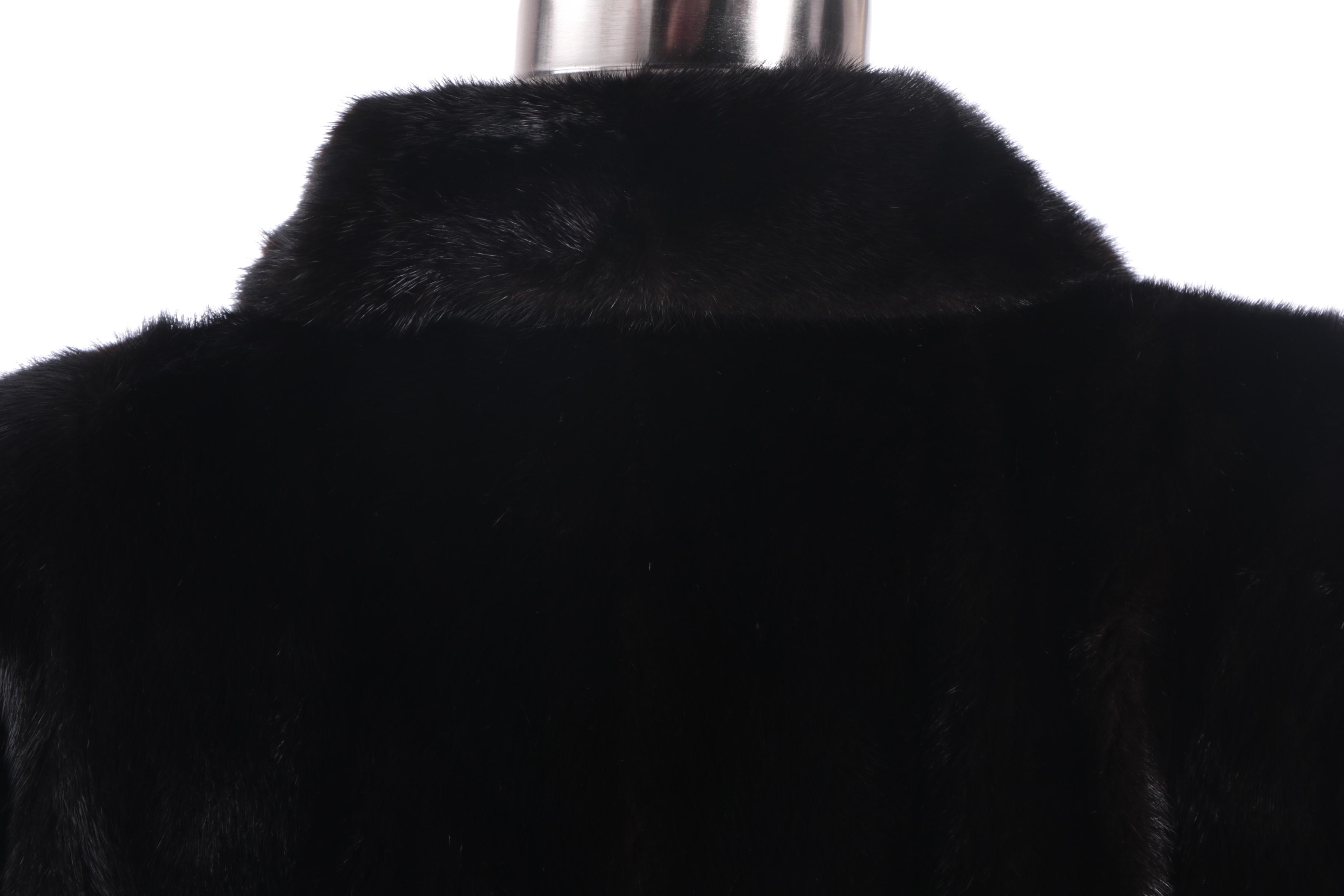 Women's Gartenhaus Black Mink Fur Coat