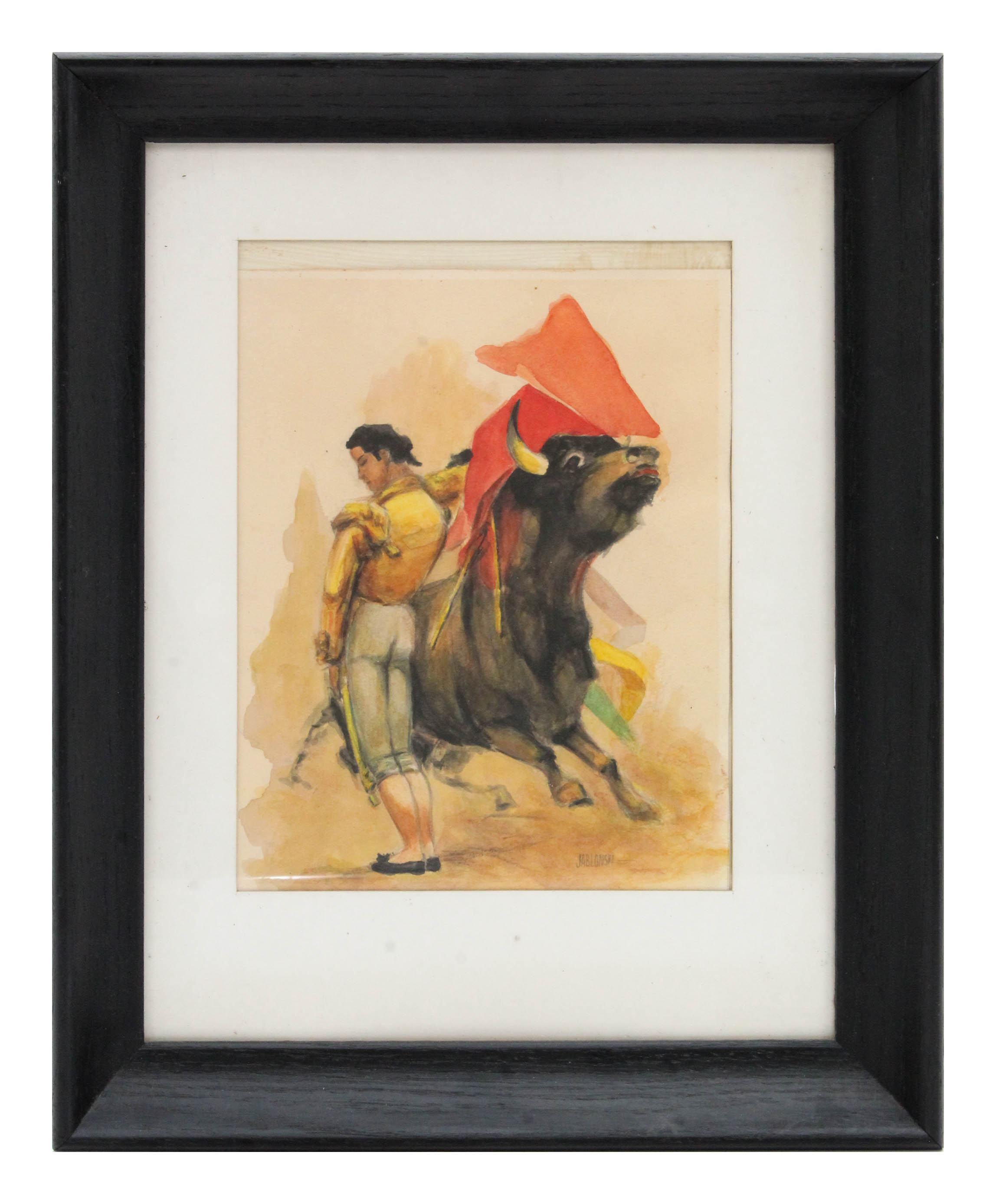 Vintage Jablonski Watercolor Paintings