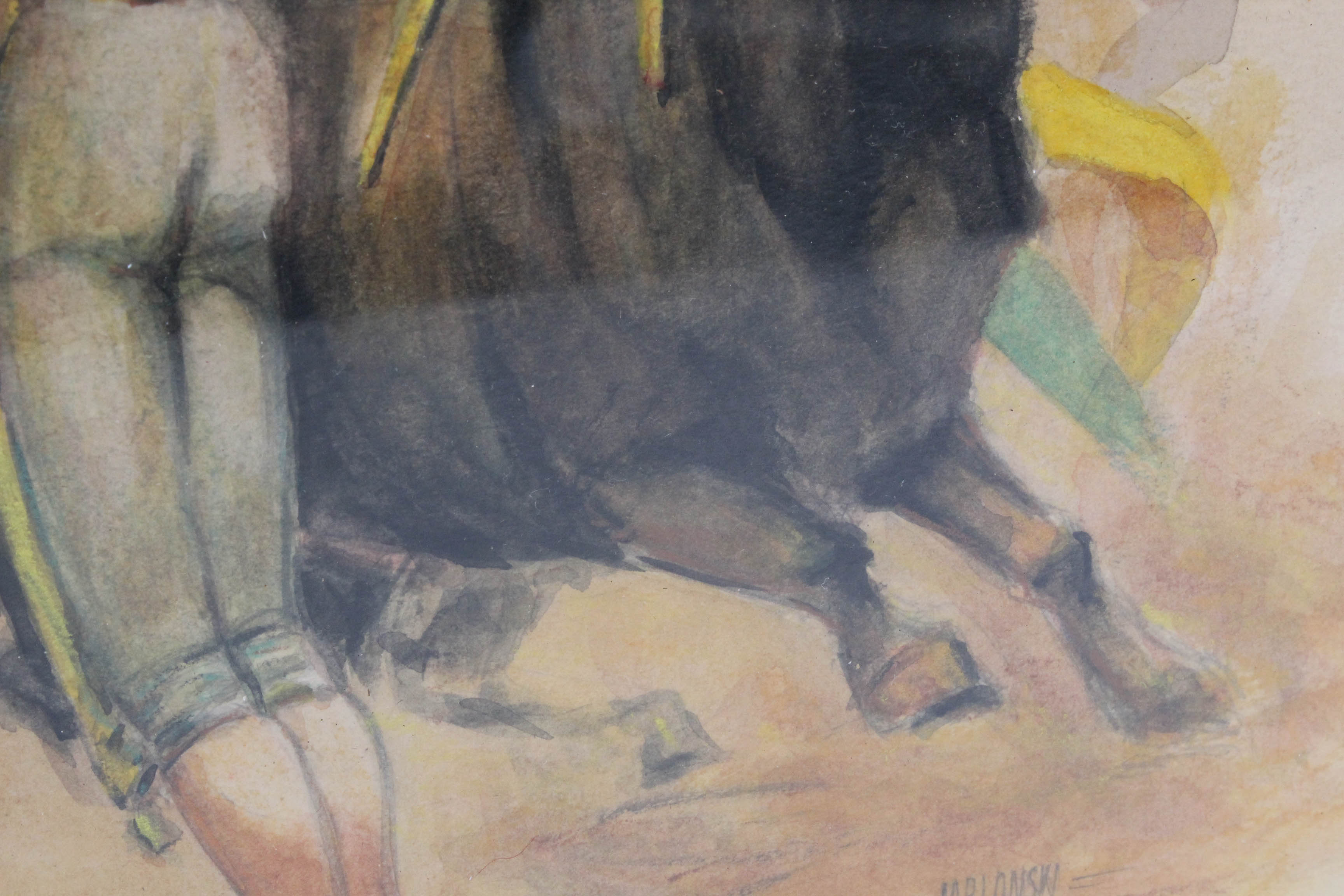 Vintage Jablonski Watercolor Paintings