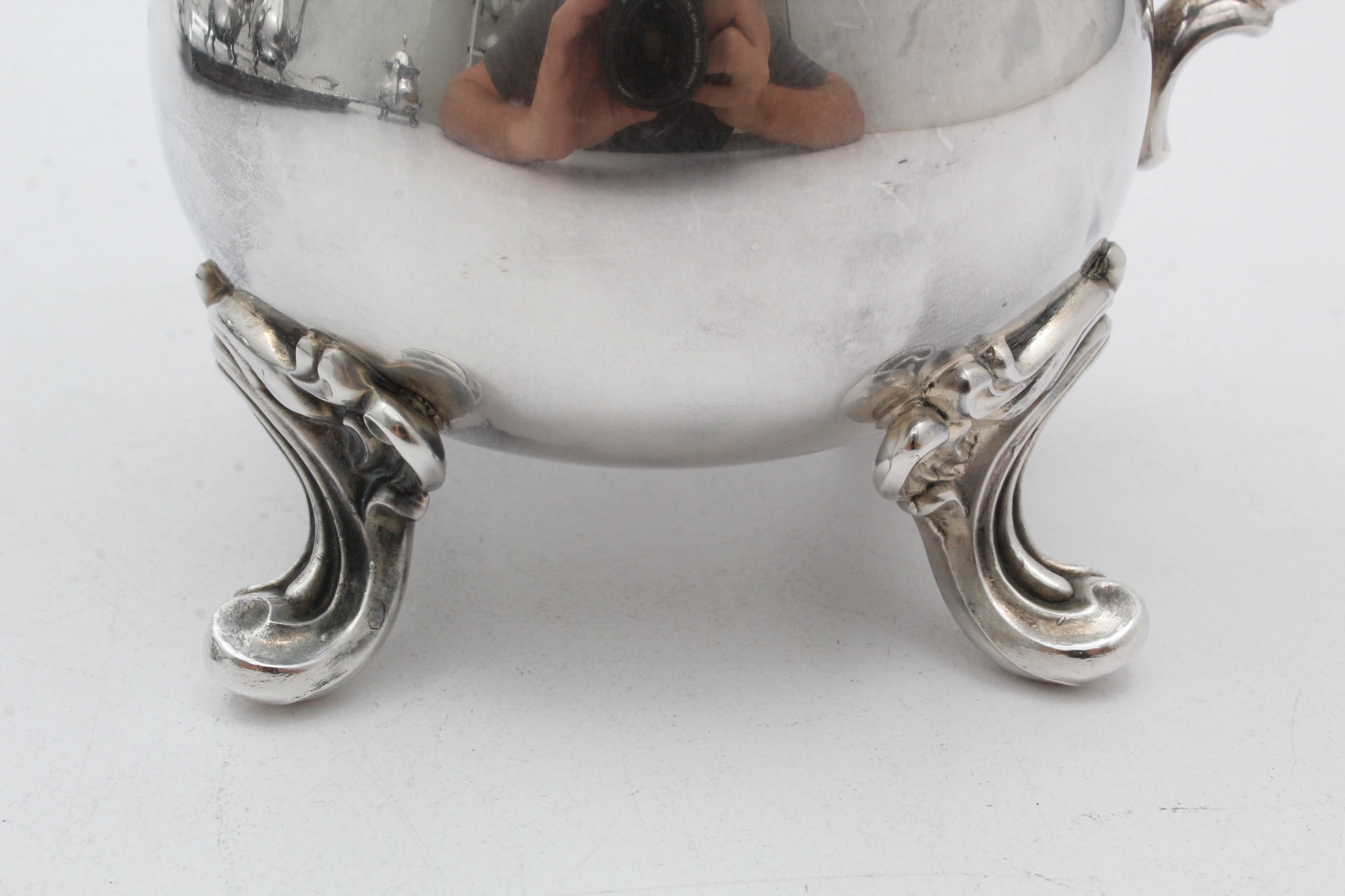 Webster Wilcox Silver "Joanne" Plate Coffee and Tea Service