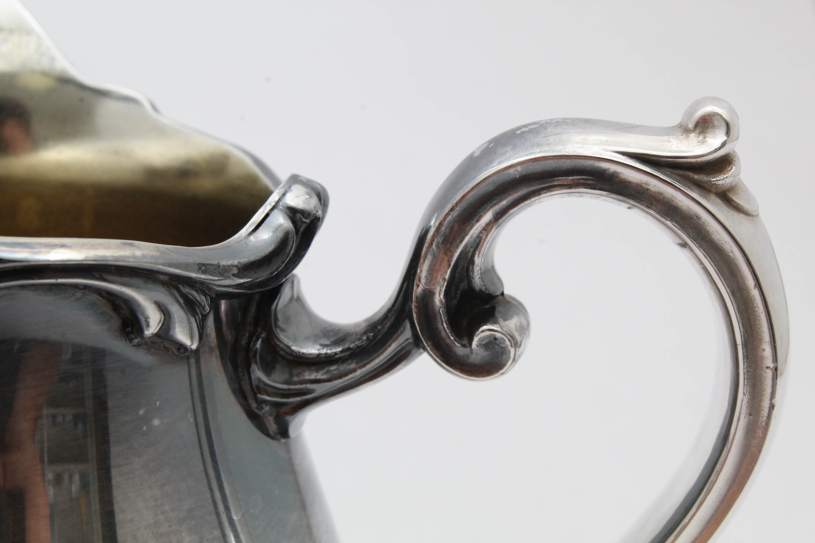 Webster Wilcox Silver "Joanne" Plate Coffee and Tea Service