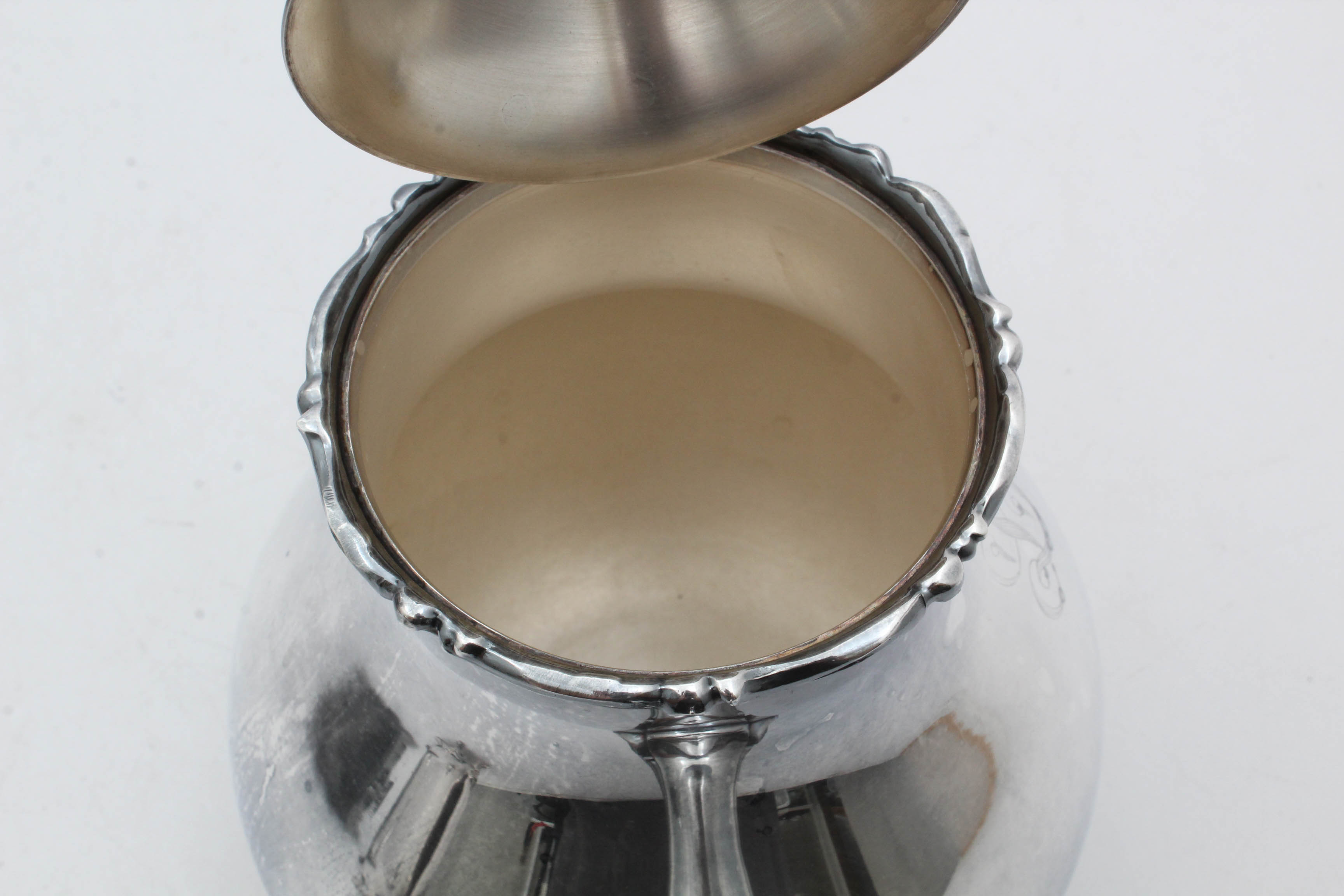 Webster Wilcox Silver "Joanne" Plate Coffee and Tea Service