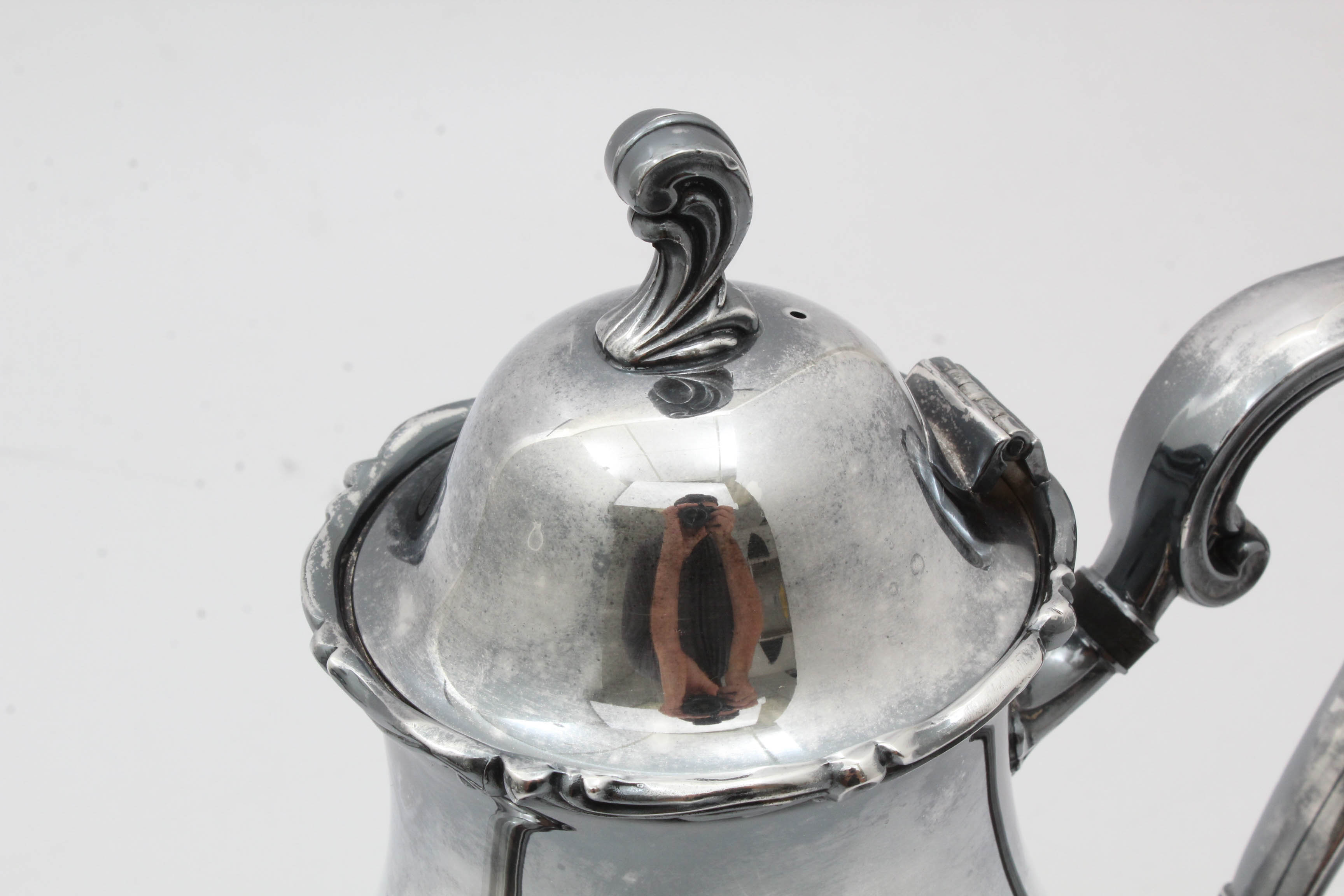 Webster Wilcox Silver "Joanne" Plate Coffee and Tea Service