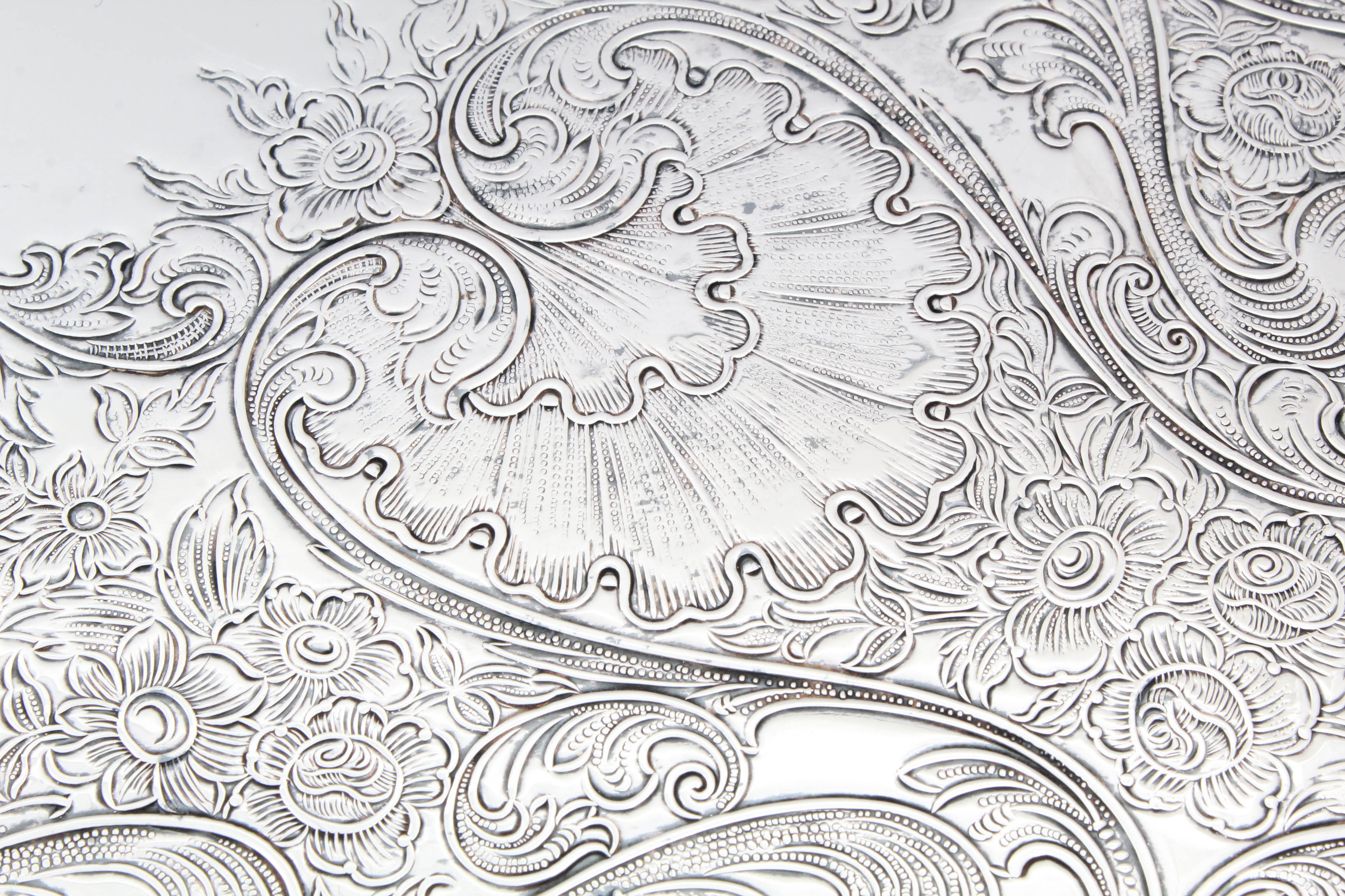 Webster Wilcox Silver "Joanne" Plate Coffee and Tea Service