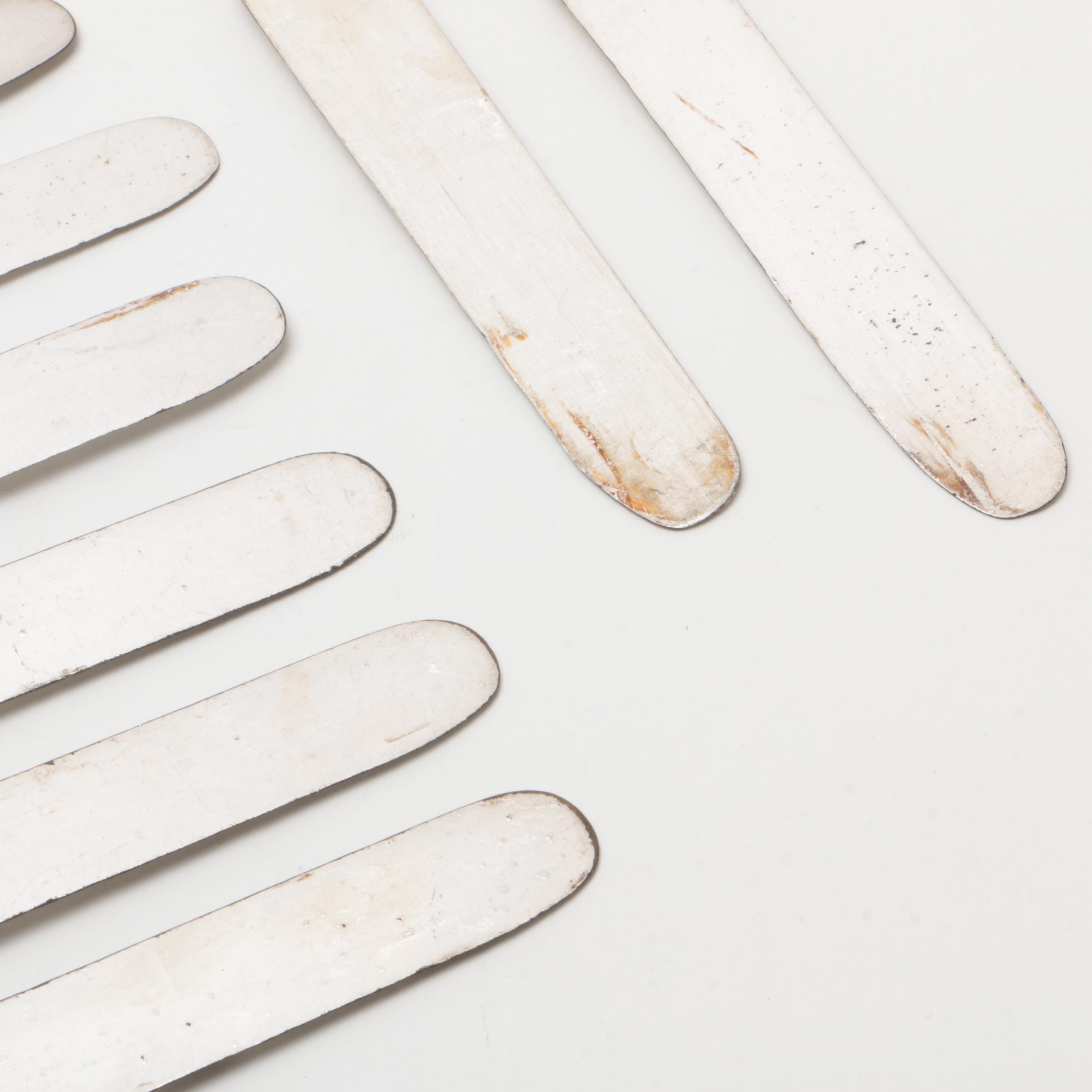 Vintage Whiting Manufacturing  Sterling Blunt Hollow Knives, Lily of the Valley