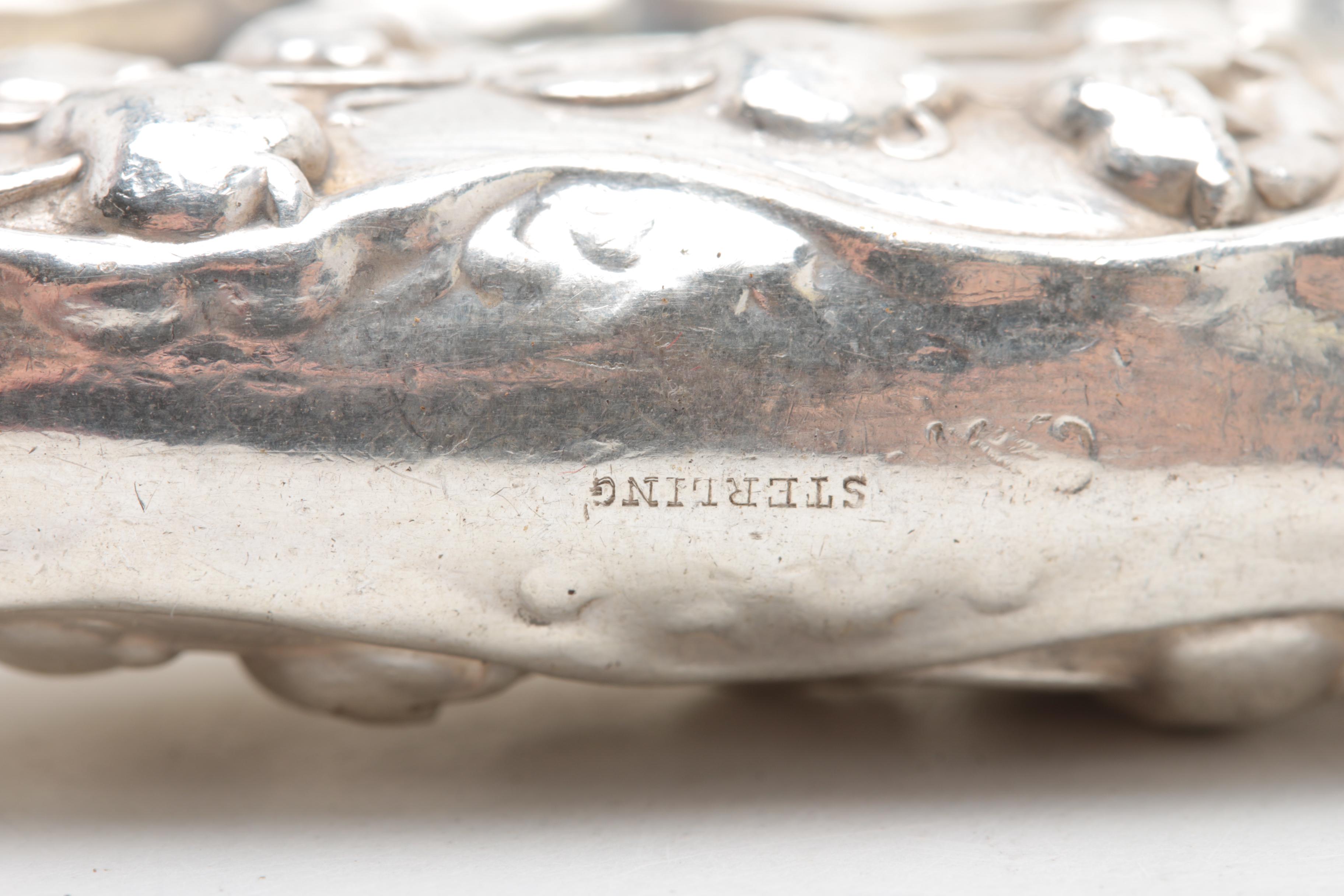 Vintage Whiting Manufacturing  Sterling Blunt Hollow Knives, Lily of the Valley